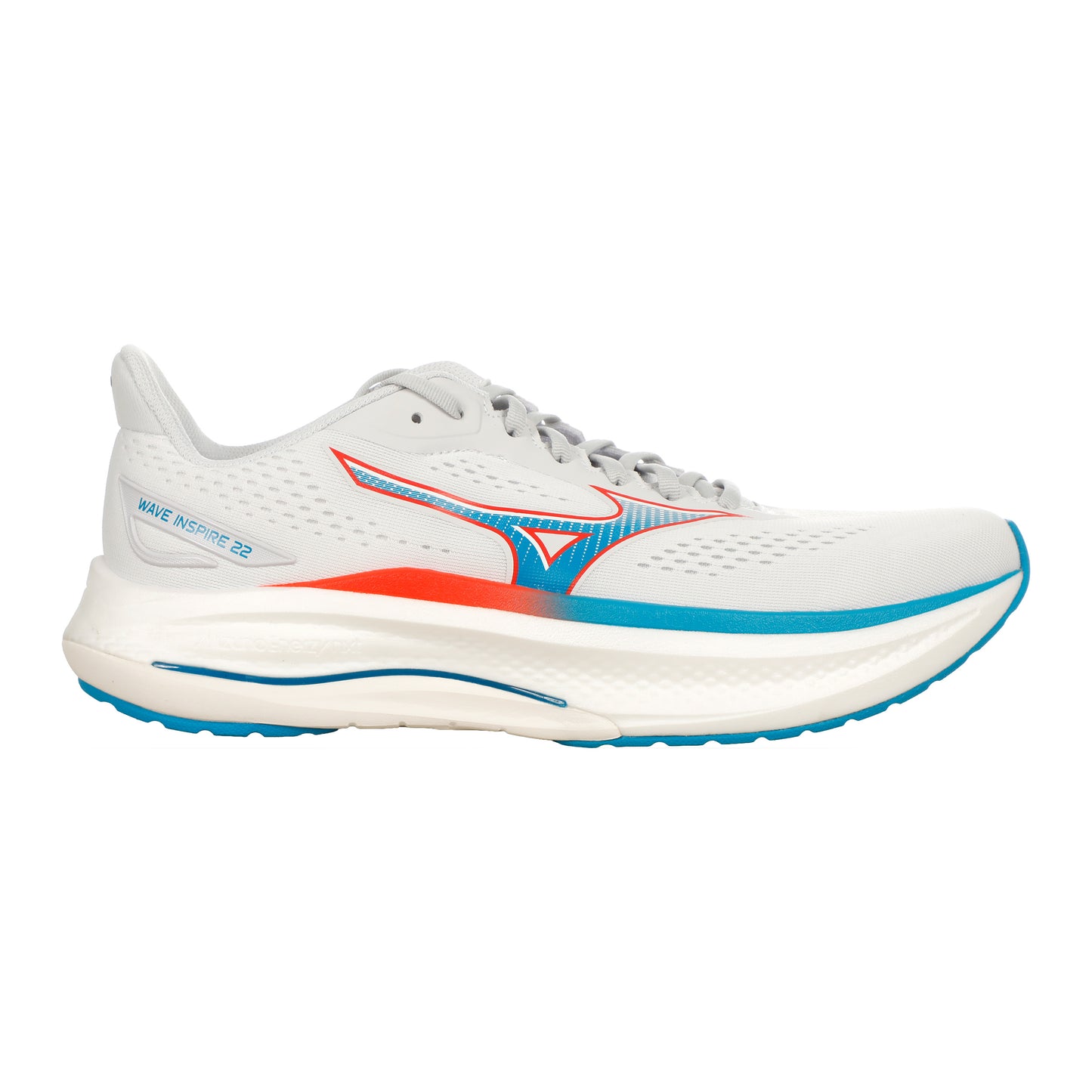 Mizuno Wave Inspire 22  Stabilitätsschuh Herren - creme, blau