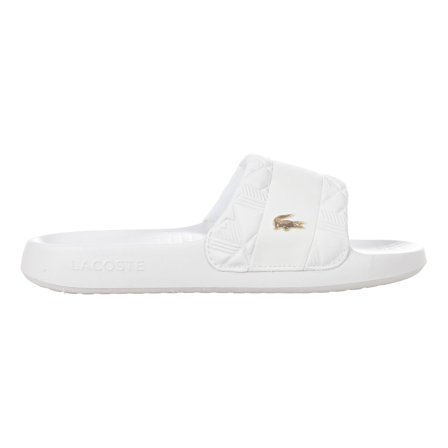 Lacoste Serve Slide Hybrid Badelatschen Damen - weiß, weiß