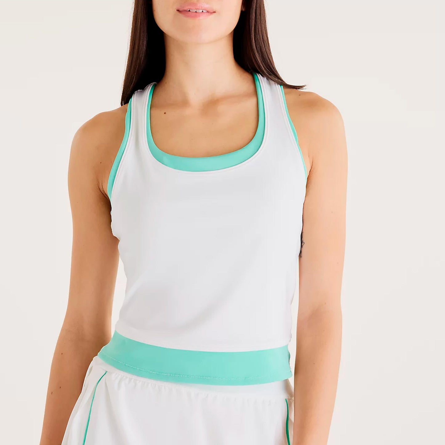 New Balance Tournament Novelty Tank-Top Damen-weiß, grün