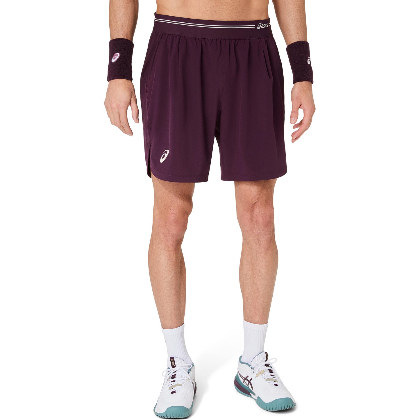 ASICS Game  Shorts Herren - weinrot