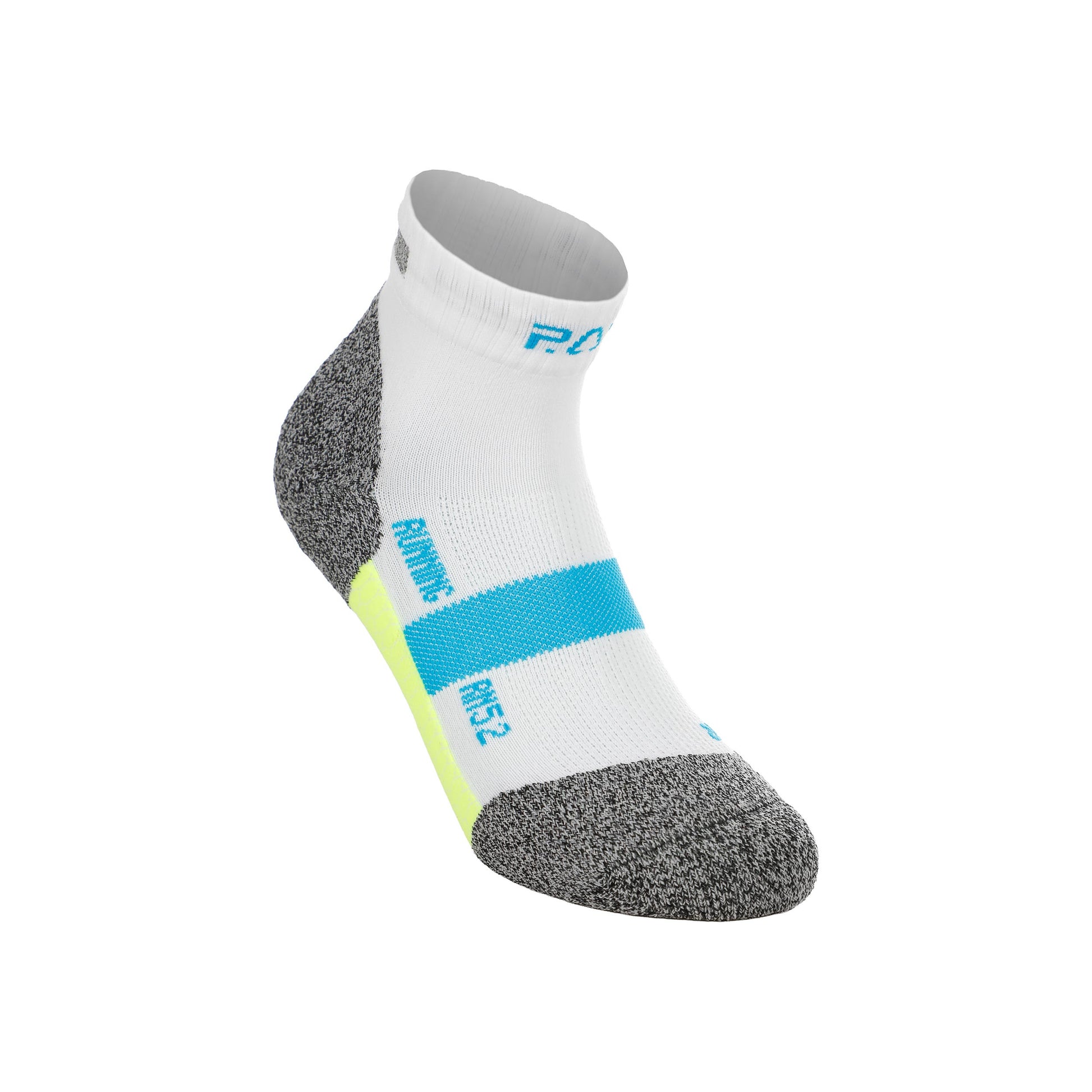P.A.C. RN 5.2 Reflective Pro Laufsocken Herren-weiß, türkis