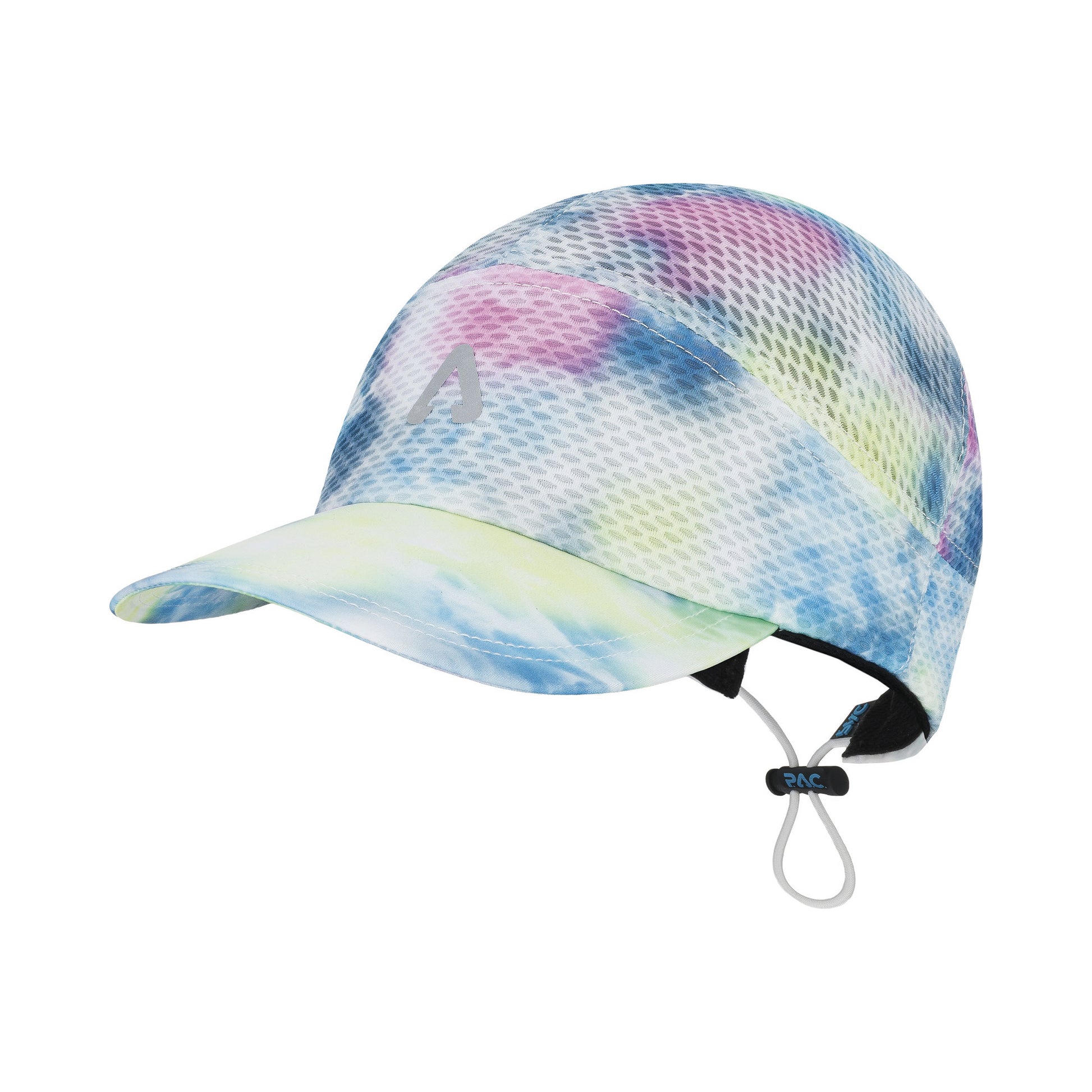 P.A.C. Mesh Run Cap Unisex-mehrfarbig, weiß