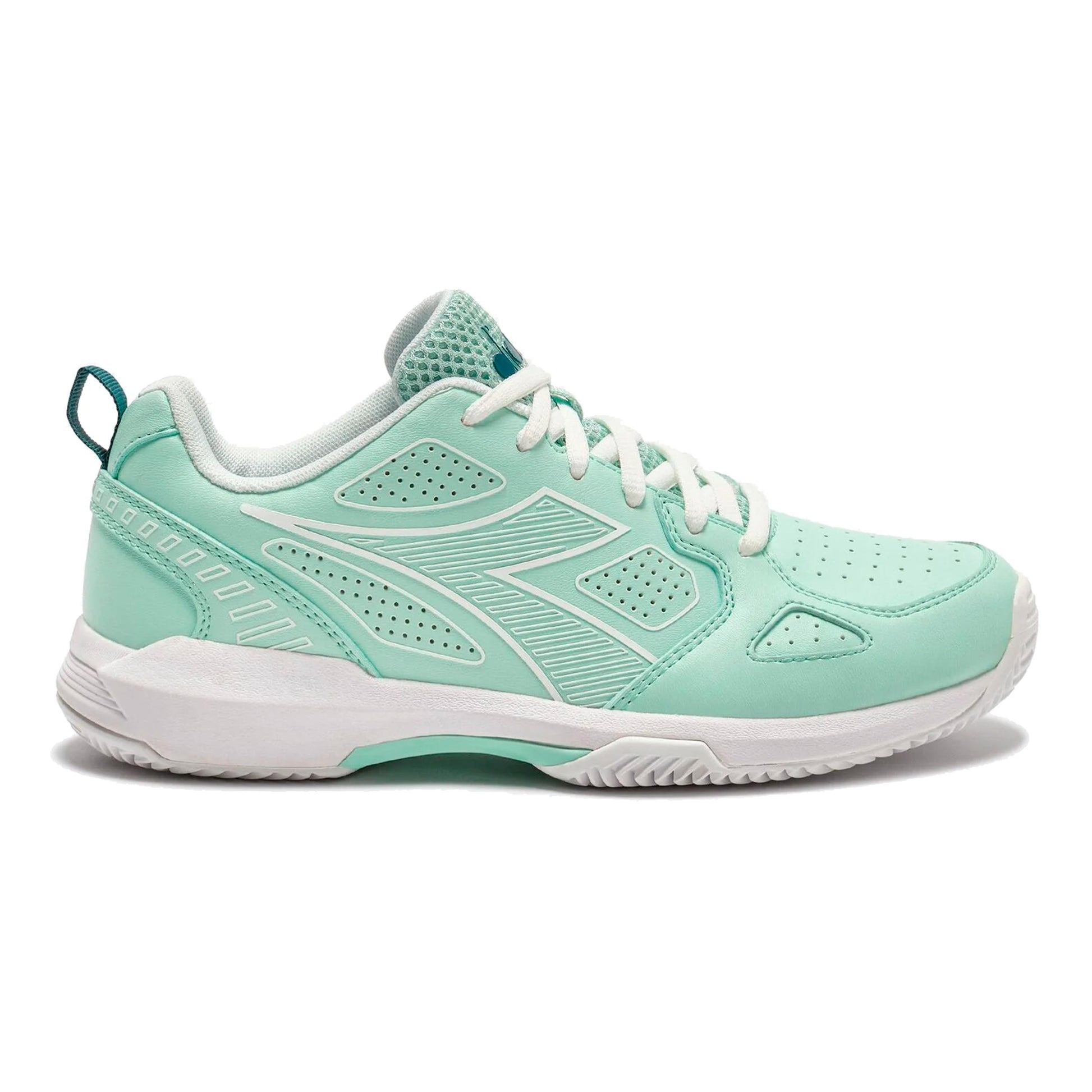 Diadora S. Challenge 7  Sandplatzschuh Damen-grün, weiß