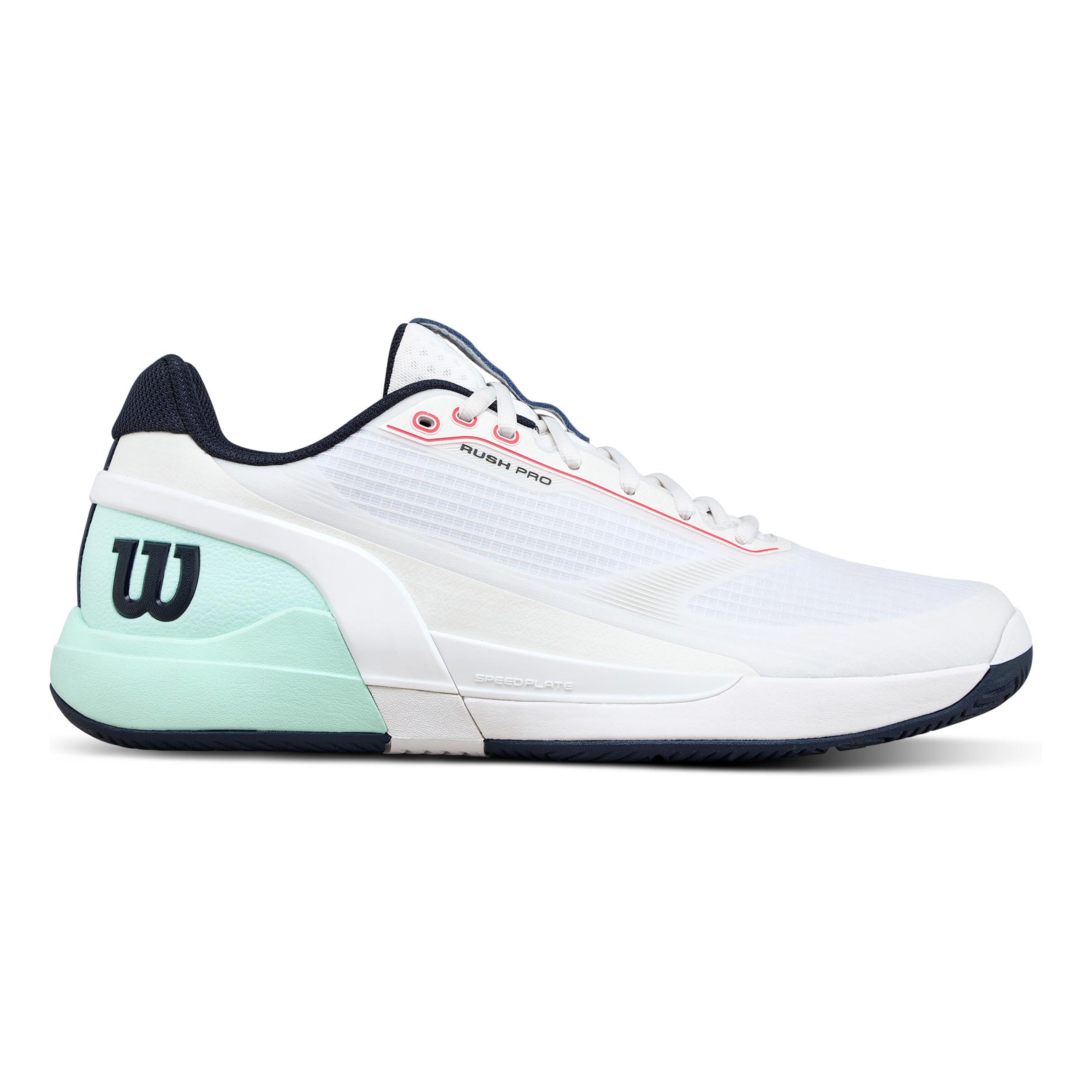 ウォーキング・ランニングウェア 8000 Kicks RUN/380/WHITE W8 Rush Pro 5 Allcourtschuh Herren-weiß, türkis | Tennis-Point