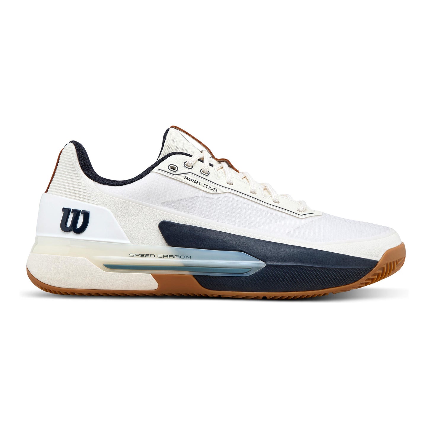 Wilson Rush Tour 5 Sandplatzschuh Herren-weiß, dunkelblau
