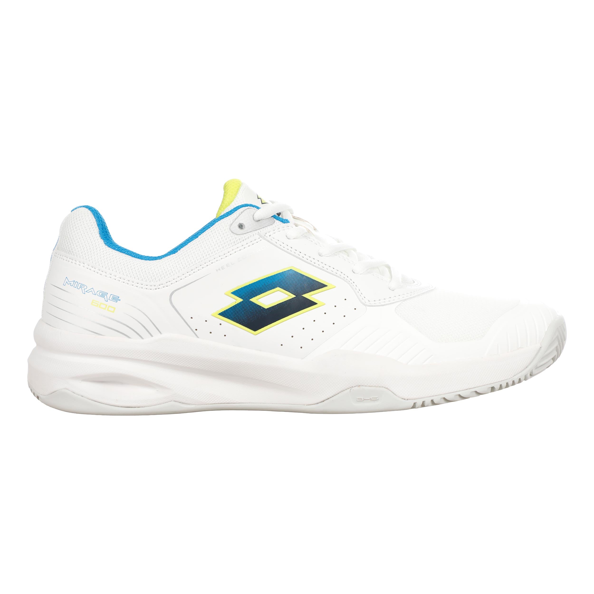 Lotto Mirage 600 CLY Sandplatzschuh Herren-weiß, türkis