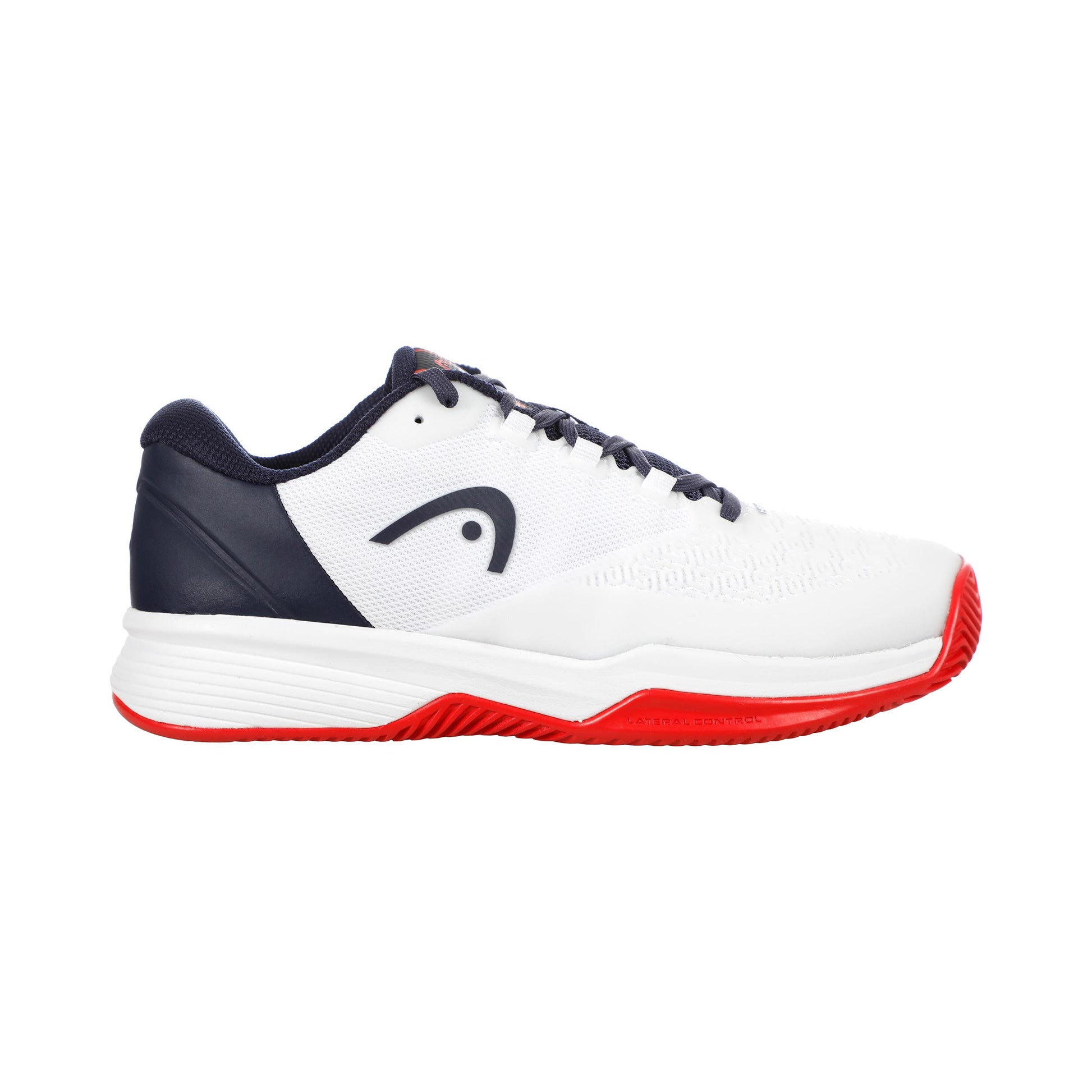 HEAD Revolt Pro 5.0  Sandplatzschuh Kinder-weiß, dunkelblau