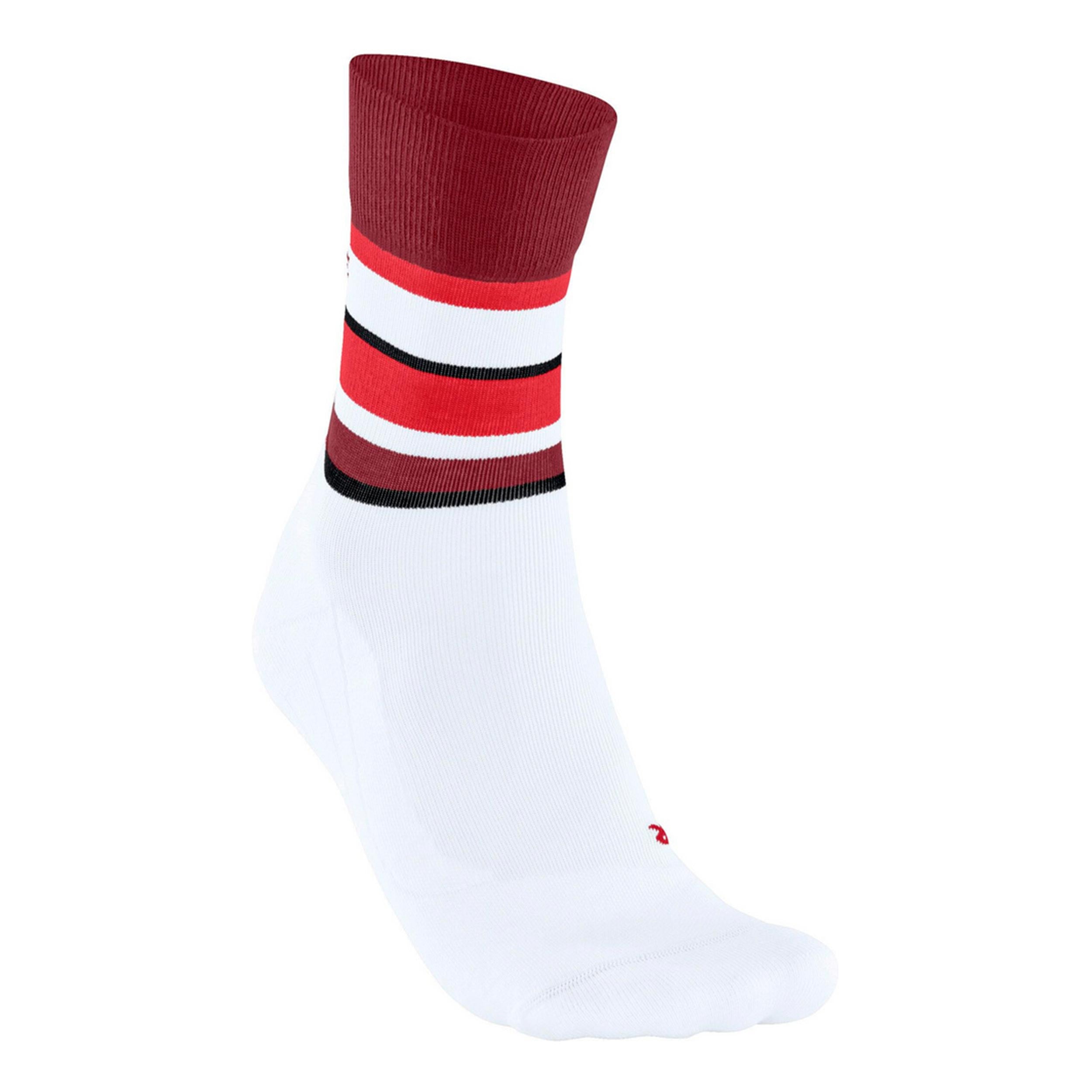 Falke RU4 Endurance Compression Kompressions-Socken Damen - weiß, dunkelrot