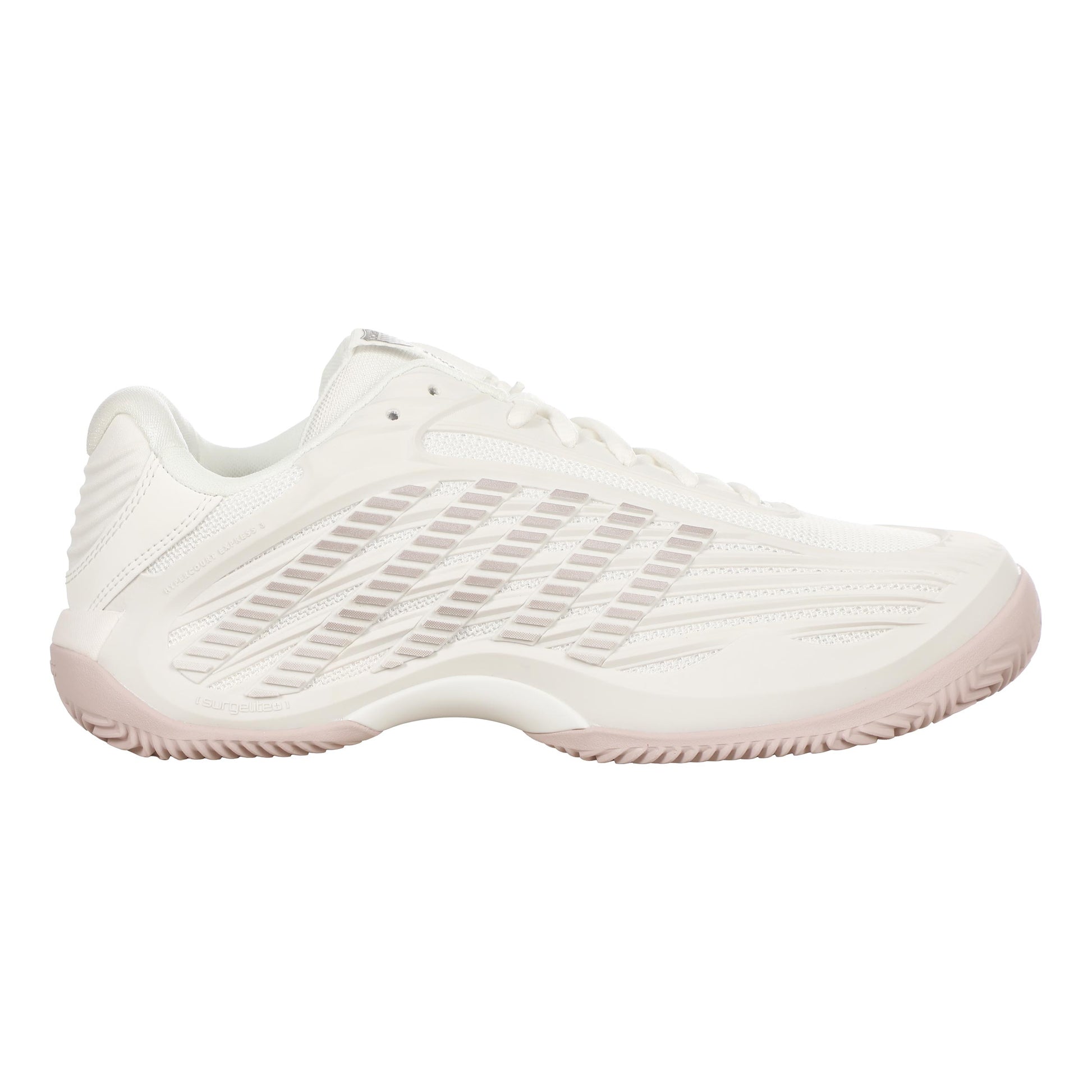 K-Swiss Hypercourt Express 3 Sandplatzschuh Damen - weiß, rosa