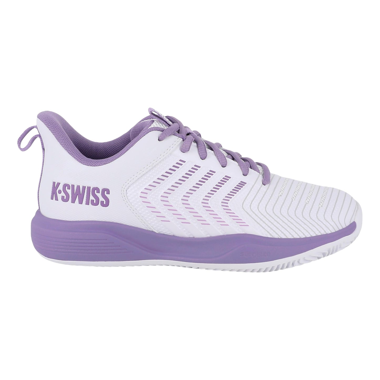 K-Swiss ULTRASHOT LIGHT Clay Sandplatzschuh Damen-weiß, lavendel