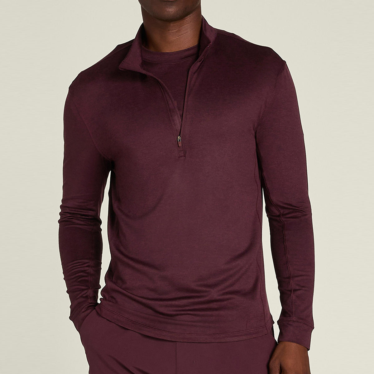 Wilson Everyday Performance Half-Zip Longsleeve Herren - violett