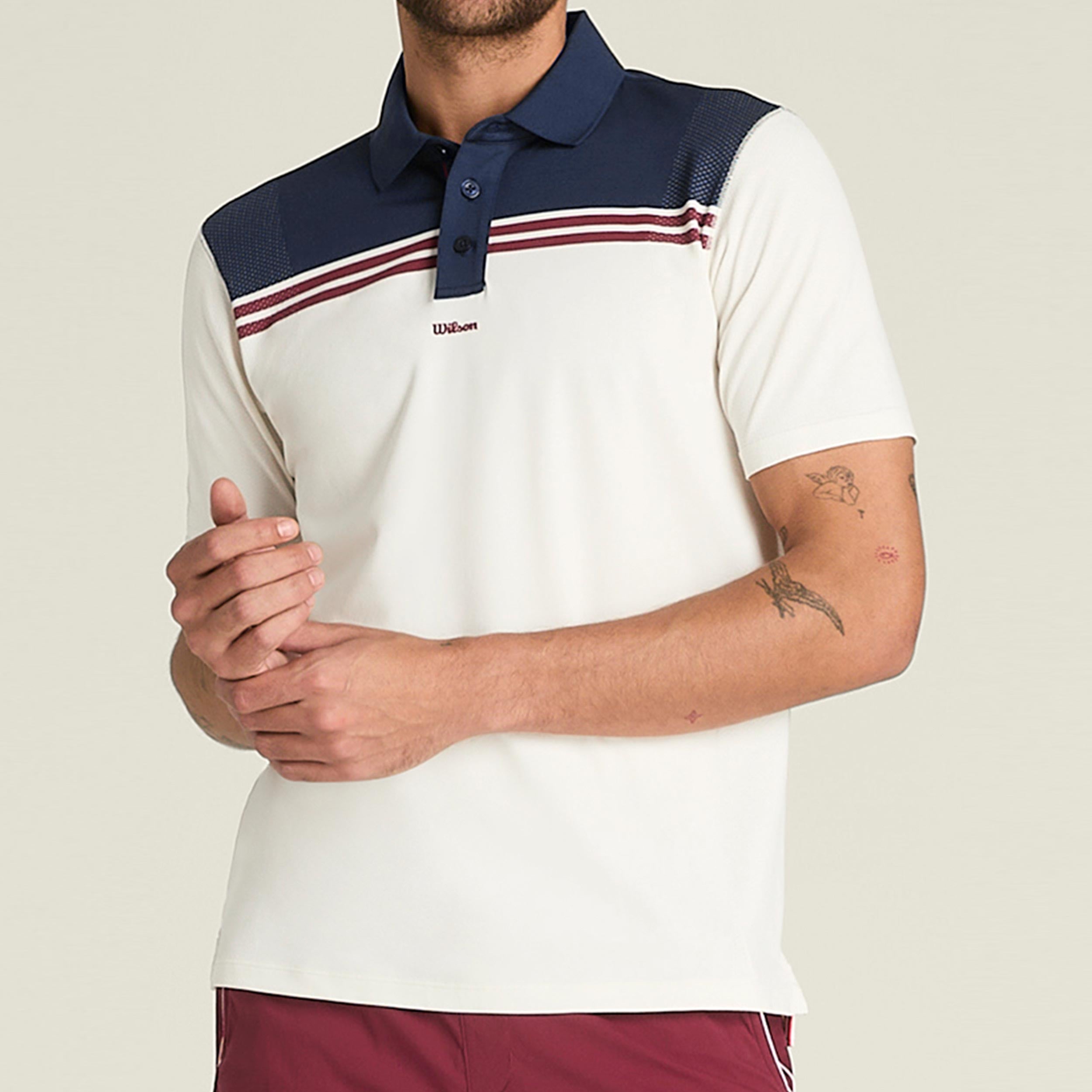Wilson All Seasons Polo Polo Herren-sand