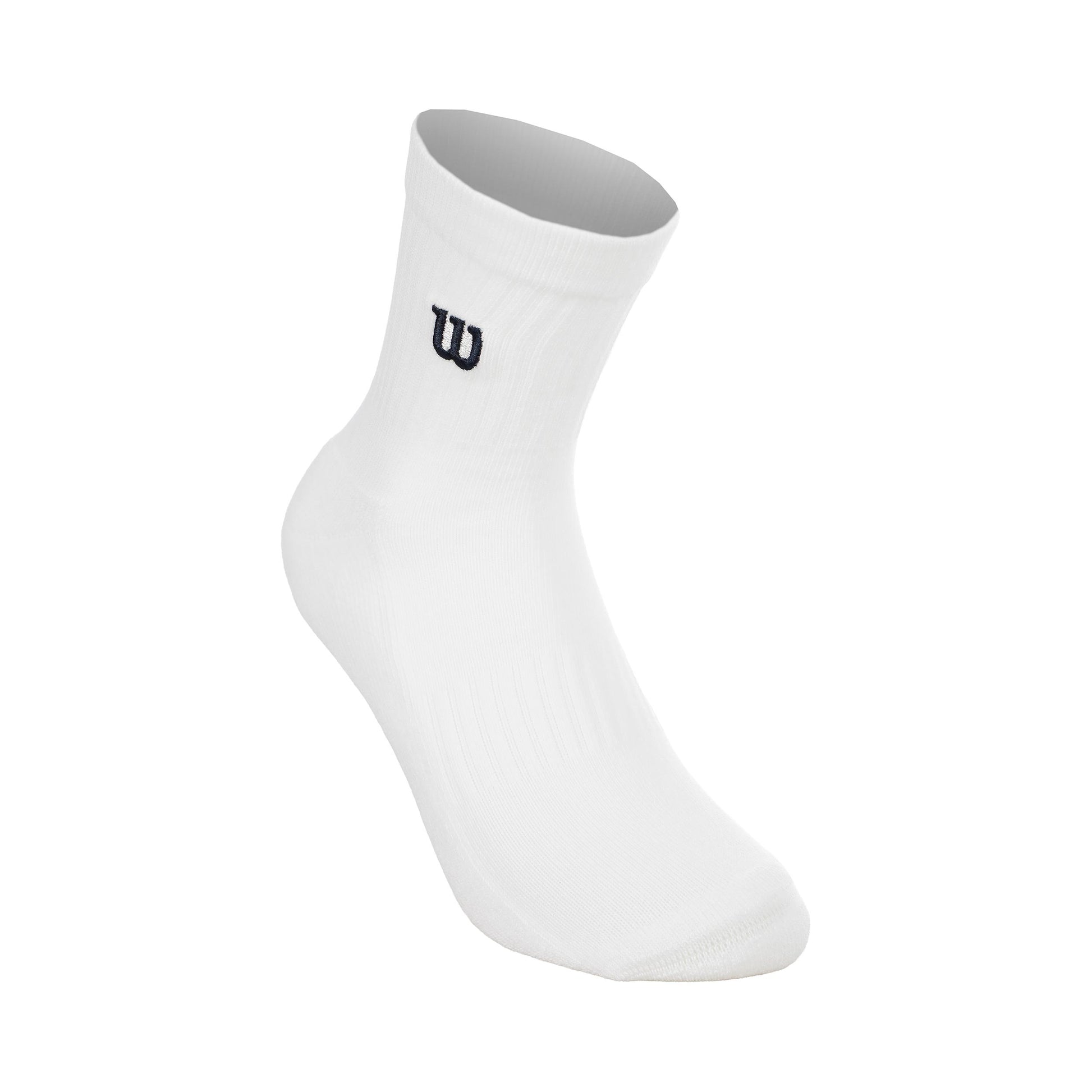 Wilson Quarter Tennissocken Unisex-weiß, dunkelblau