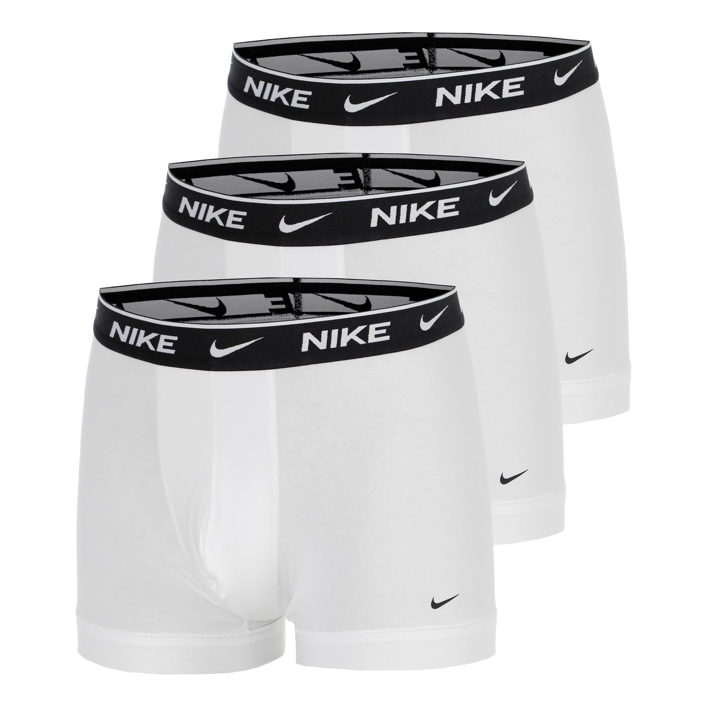 Nike Essential Cotton Stretch Trunk Boxer Short 3er Pack Herren - weiß, weiß