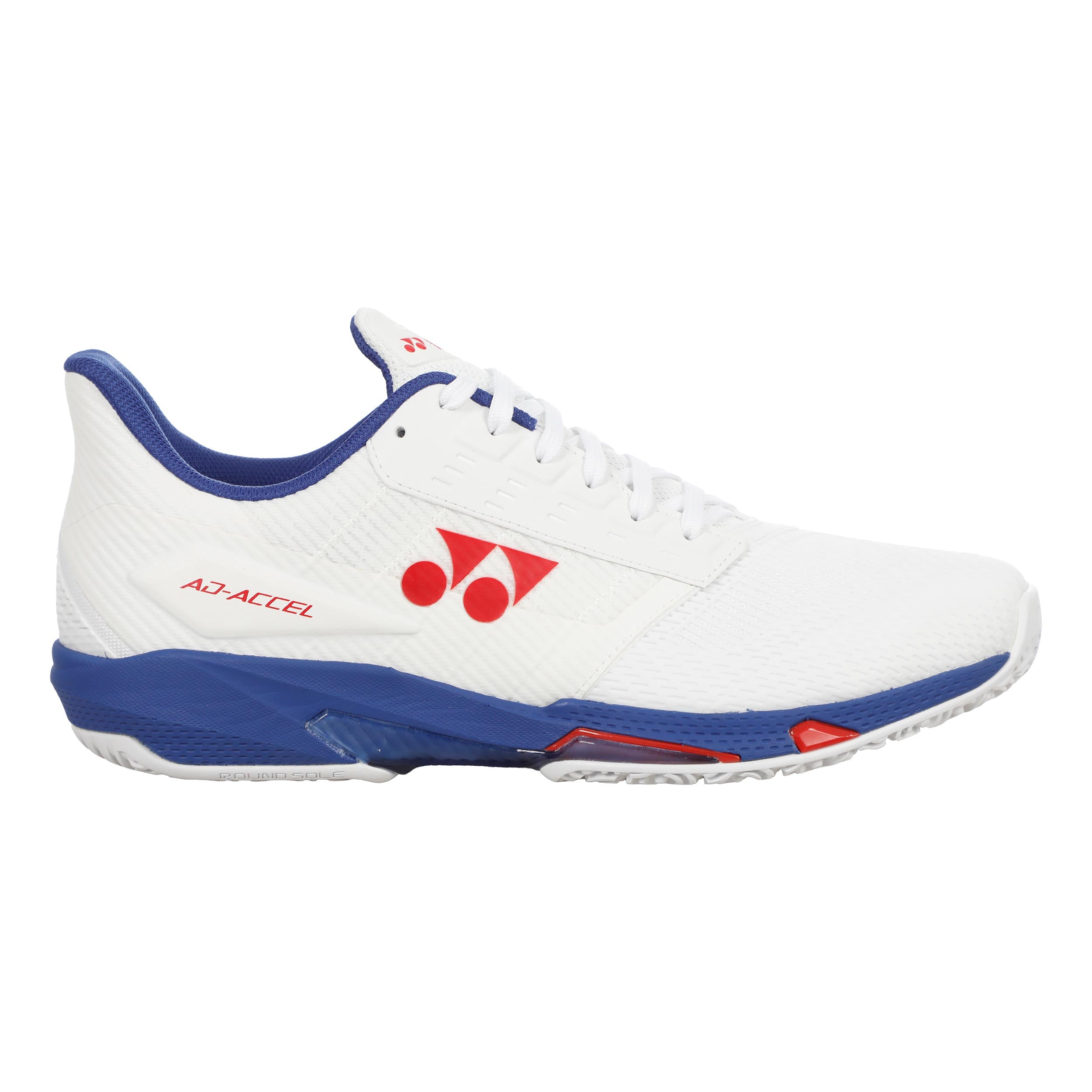 Yonex AD-Accel Wide CLY Sandplatzschuh Herren-weiß, flieder