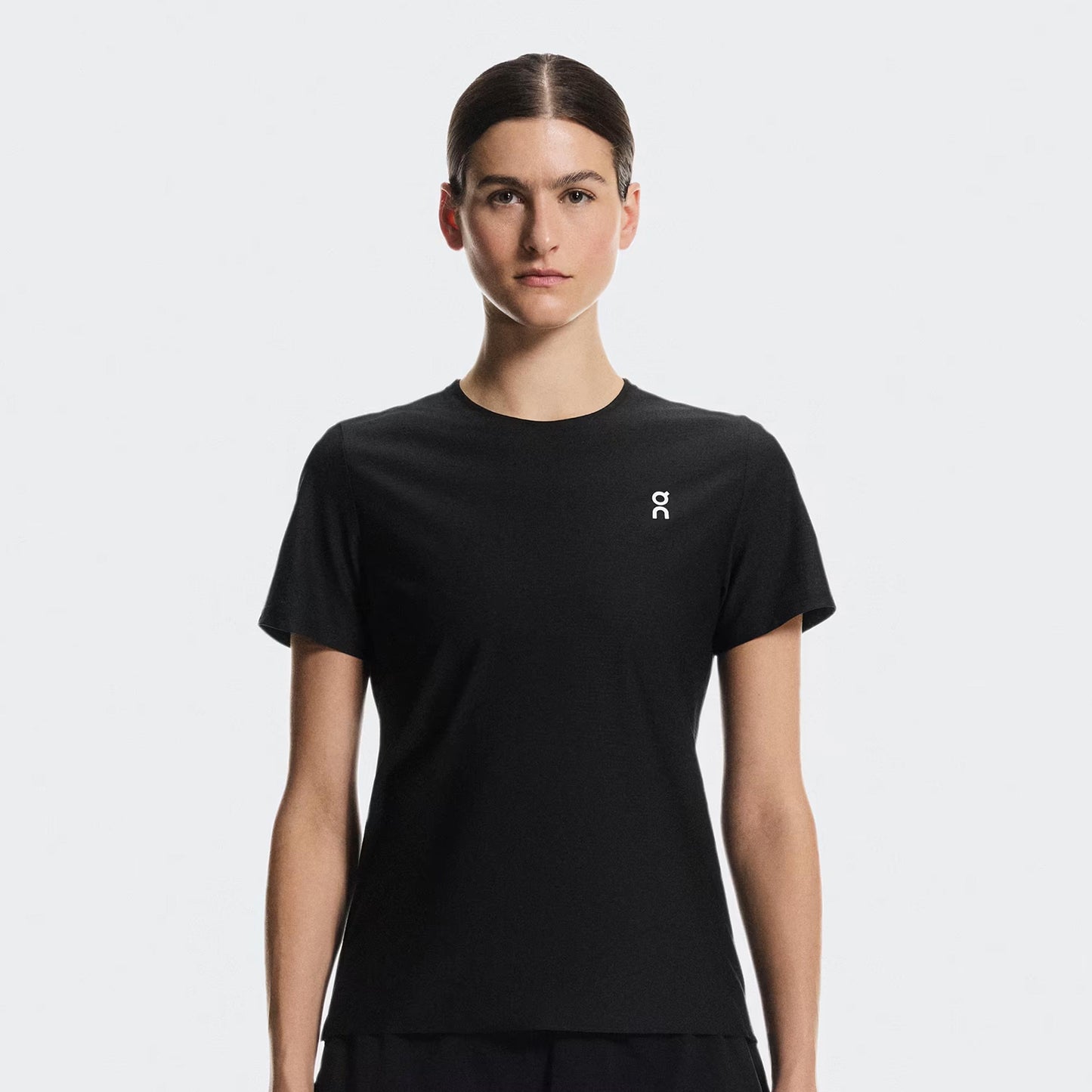 On Court T-Shirt Damen - schwarz