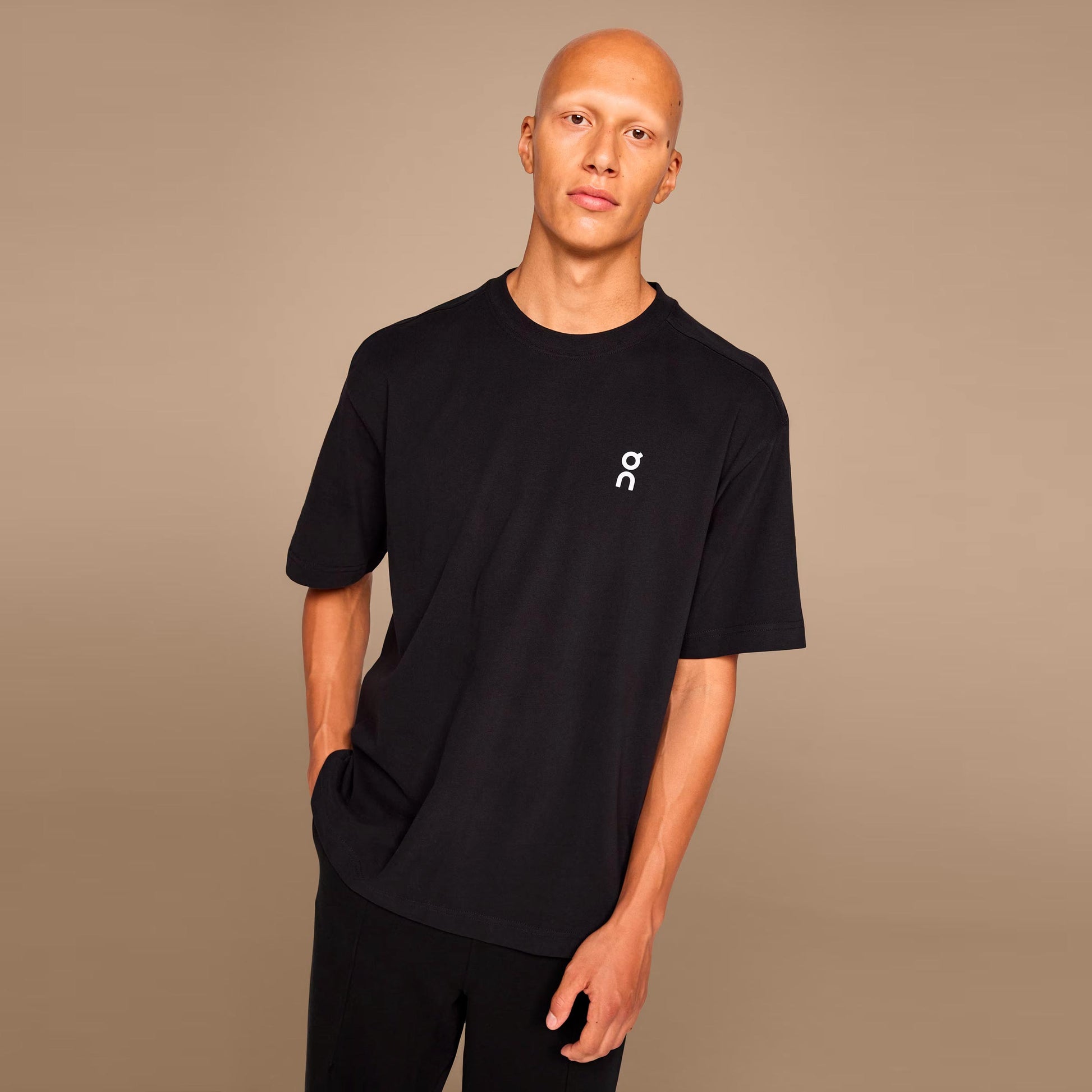 On Club- T-Shirt Herren - schwarz