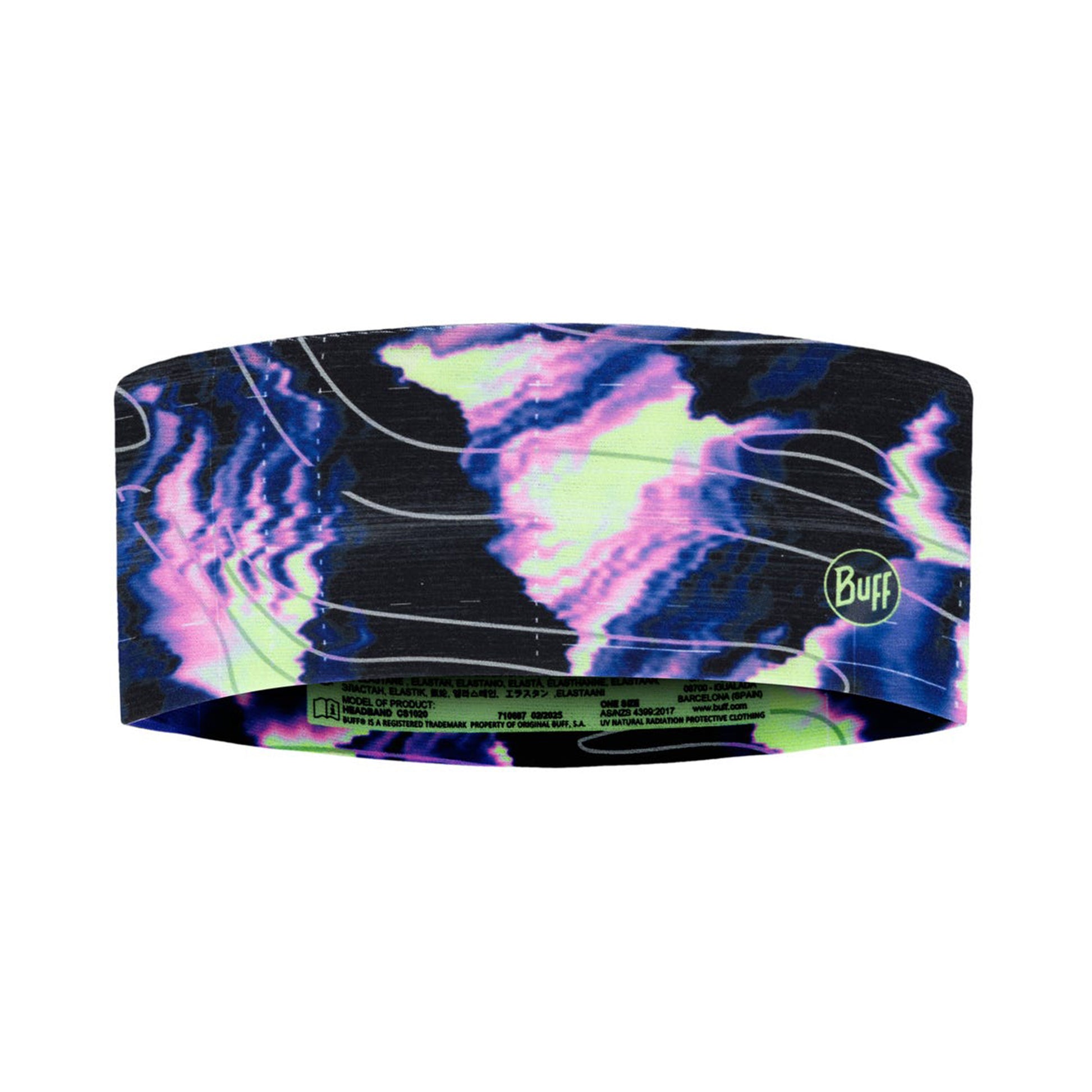 Buff CoolNet UV® Wide Stirnband Unisex-blau