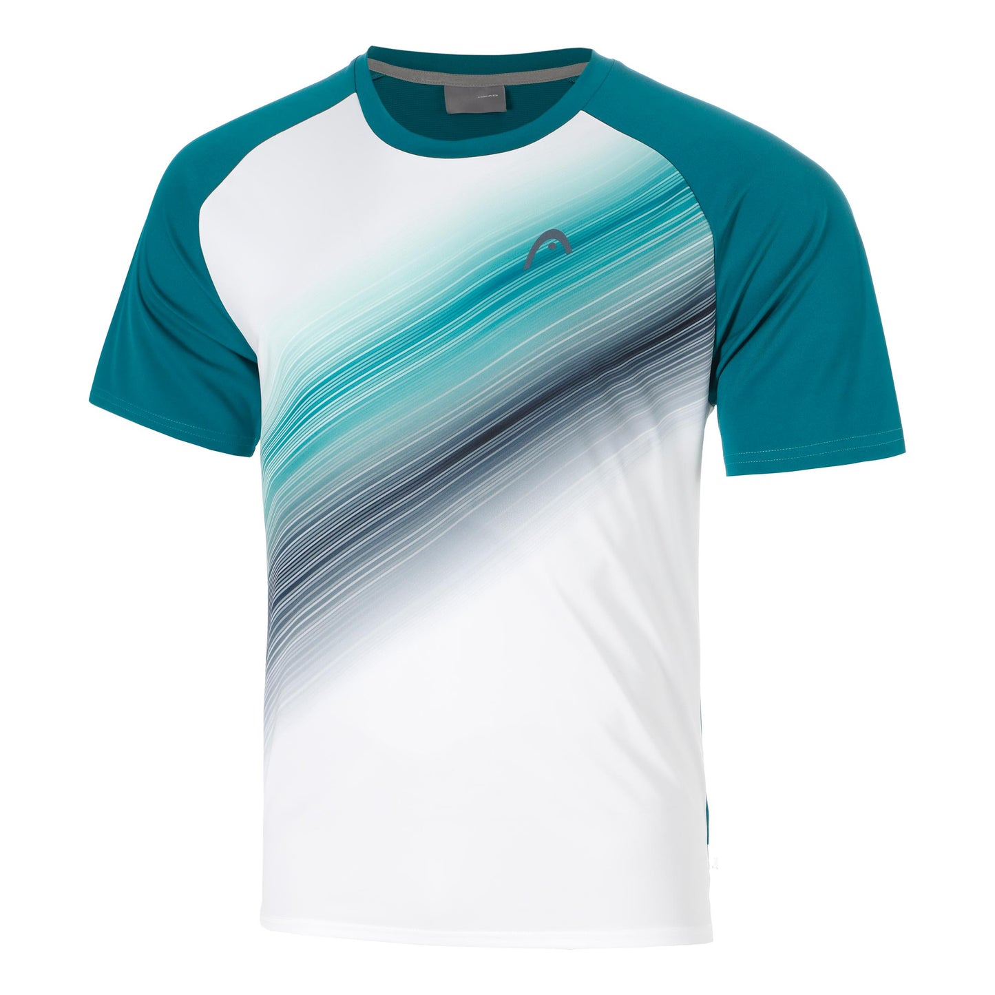 HEAD Topspin T-Shirt Herren-dunkelgrün, weiß