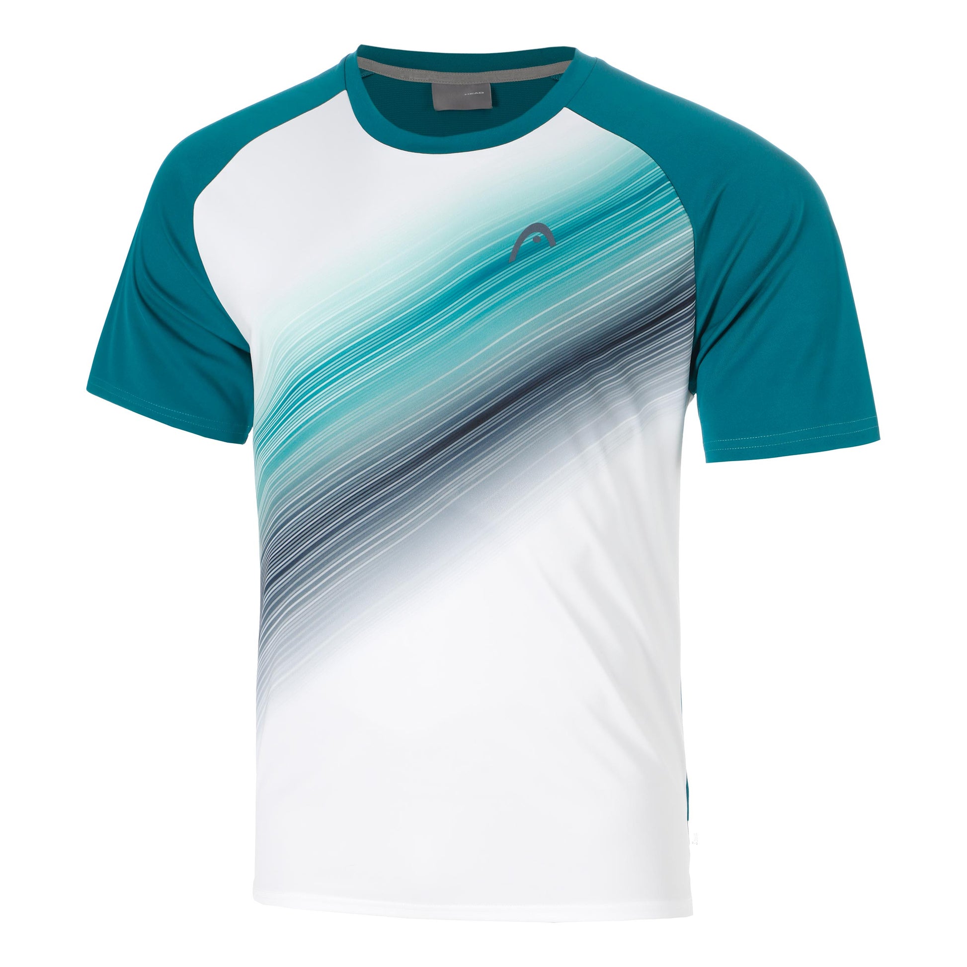 HEAD Topspin T-Shirt Herren-dunkelgrün, weiß