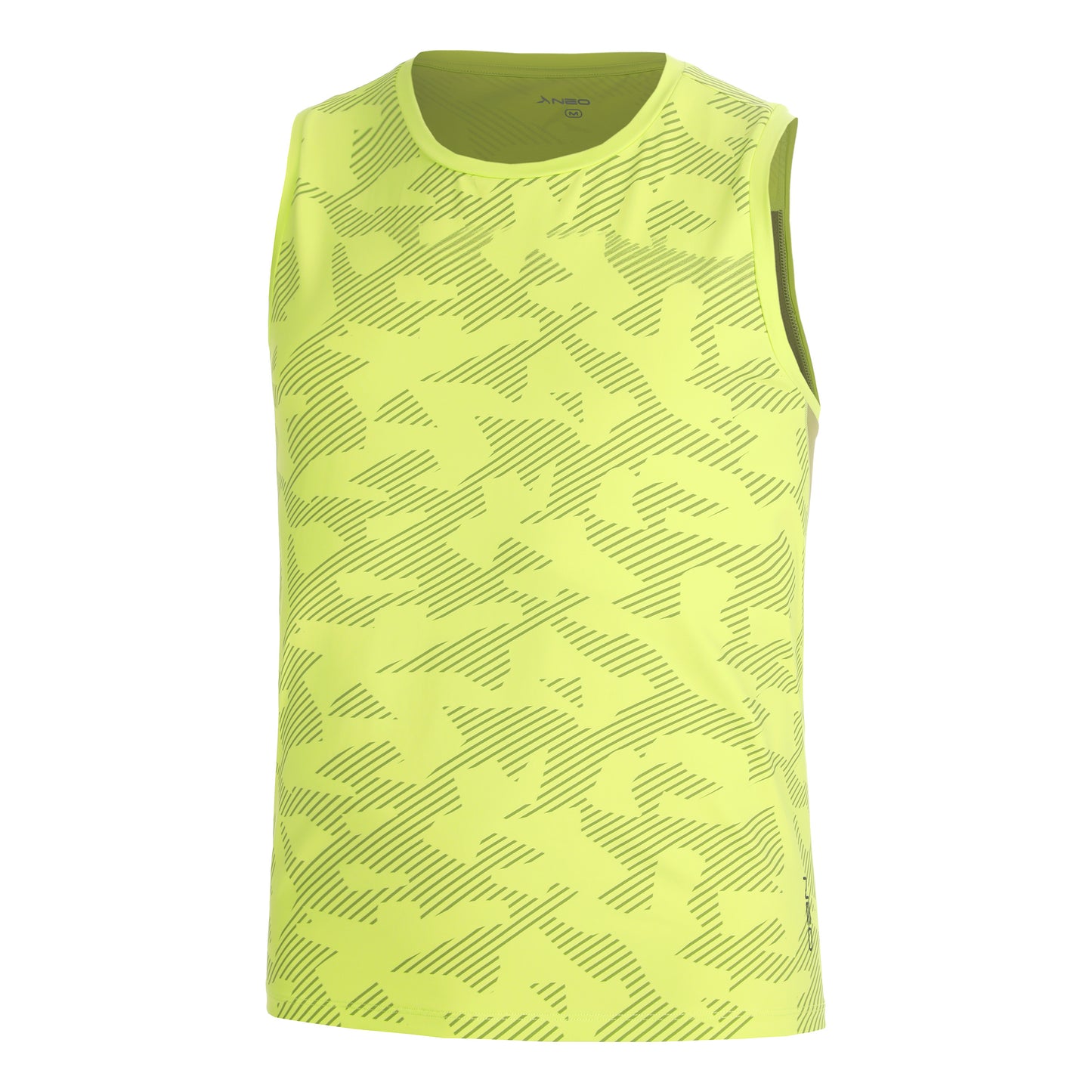 NEO Feel the Vybe AOP Laufshirt Herren-limette