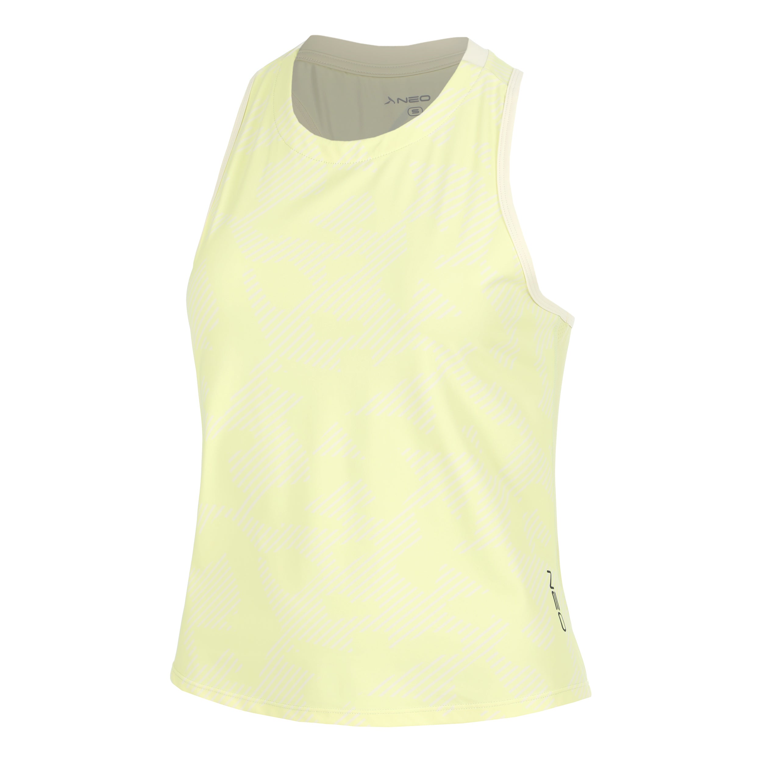 NEO Feel the Vybe AOP Laufshirt Damen-limette