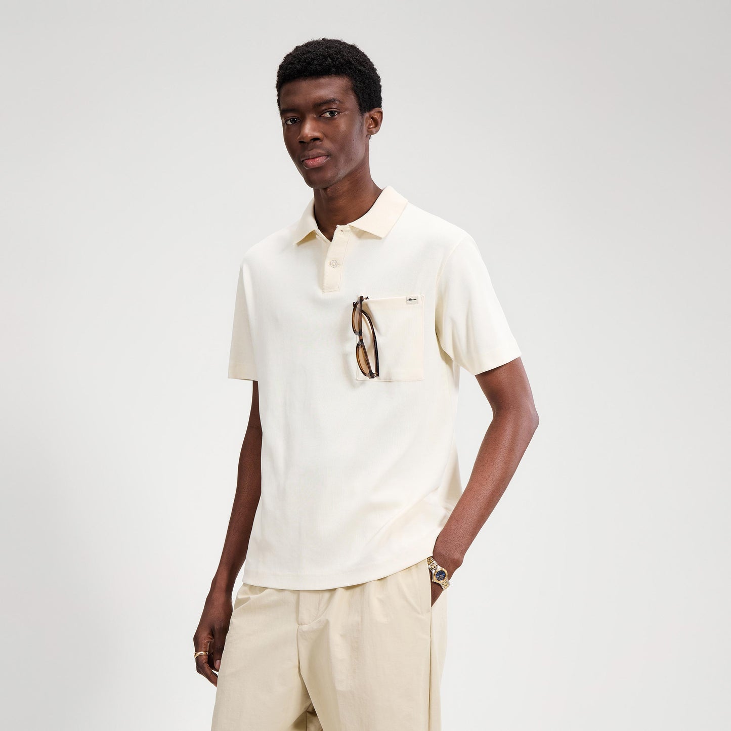 Ellesse Arivito Polo Herren - creme