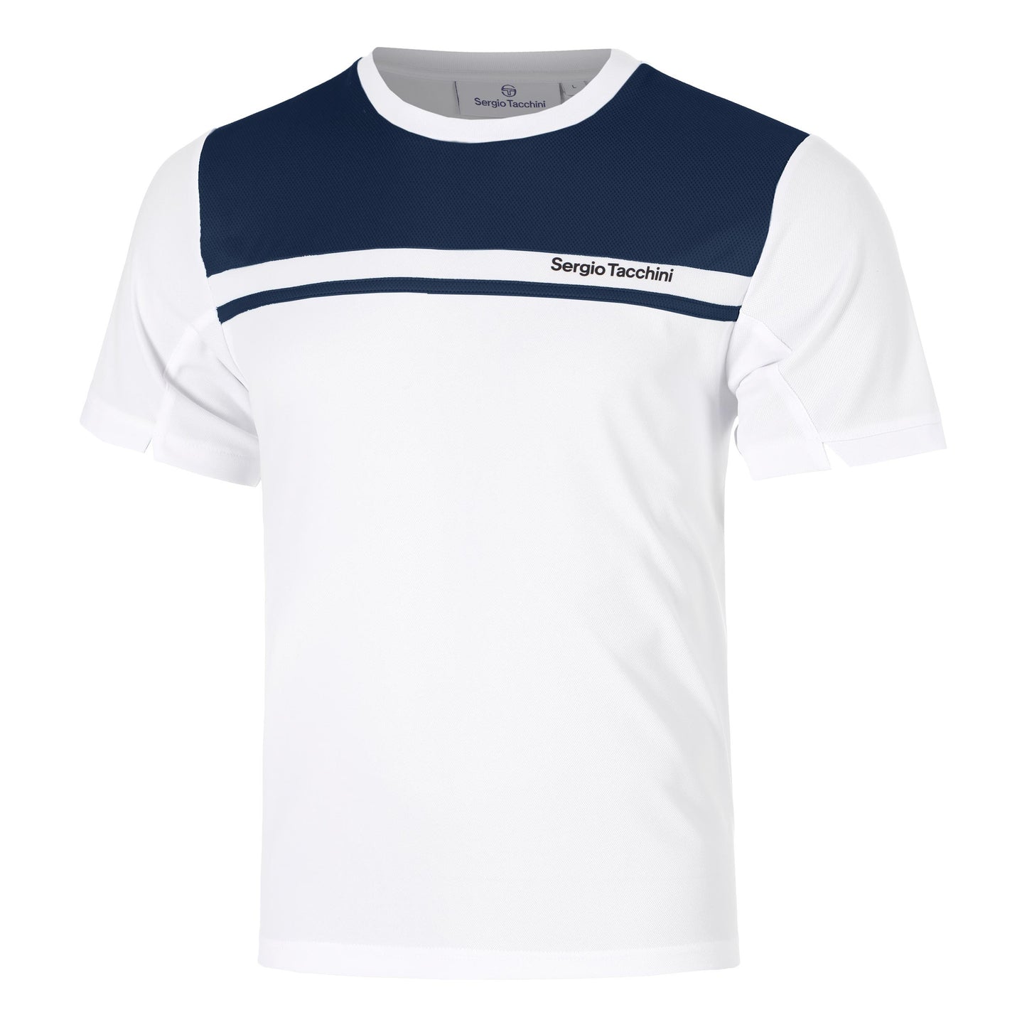 Sergio Tacchini Riflesso PL T-Shirt Herren - weiß, dunkelblau