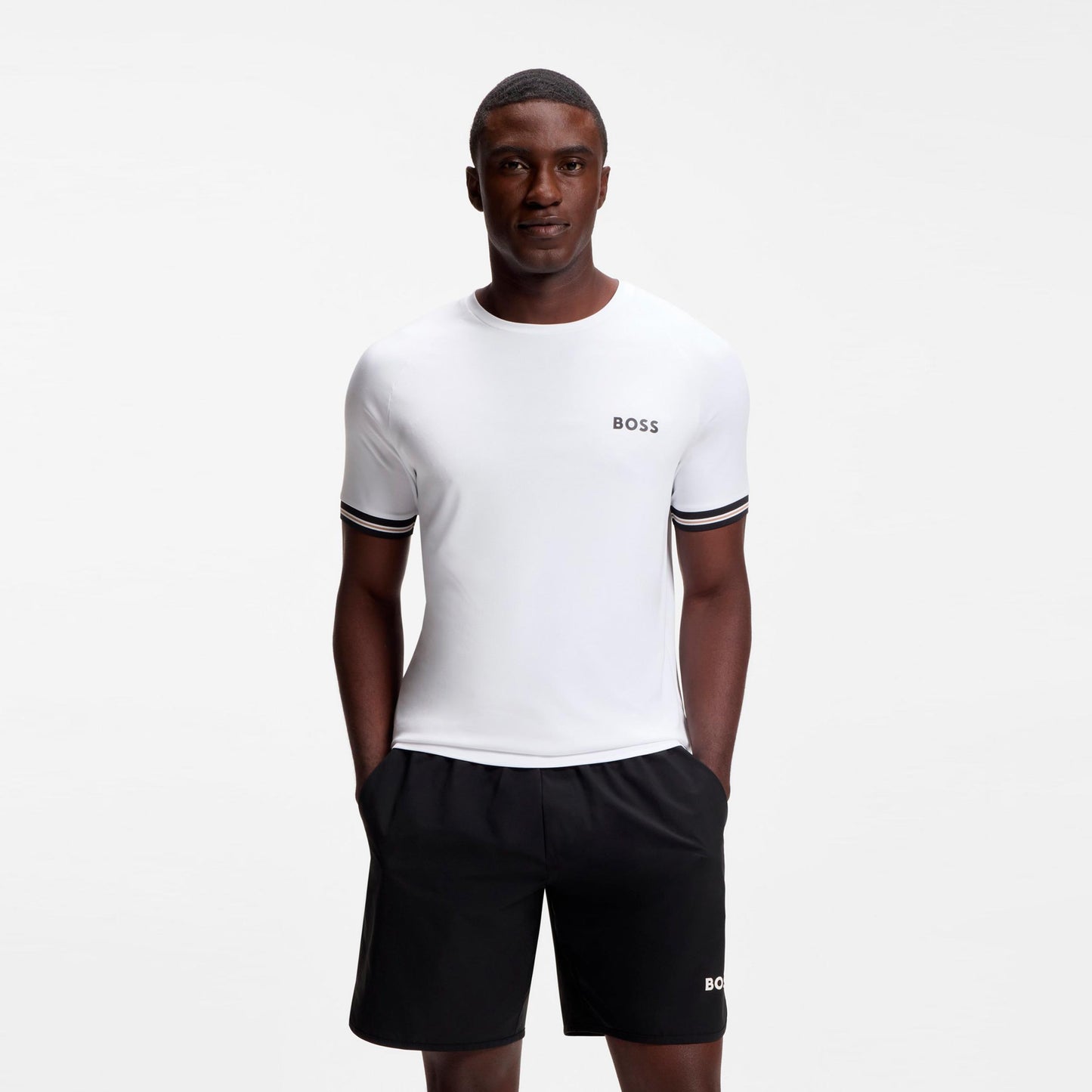 BOSS Serve 2 T-Shirt Herren-weiß