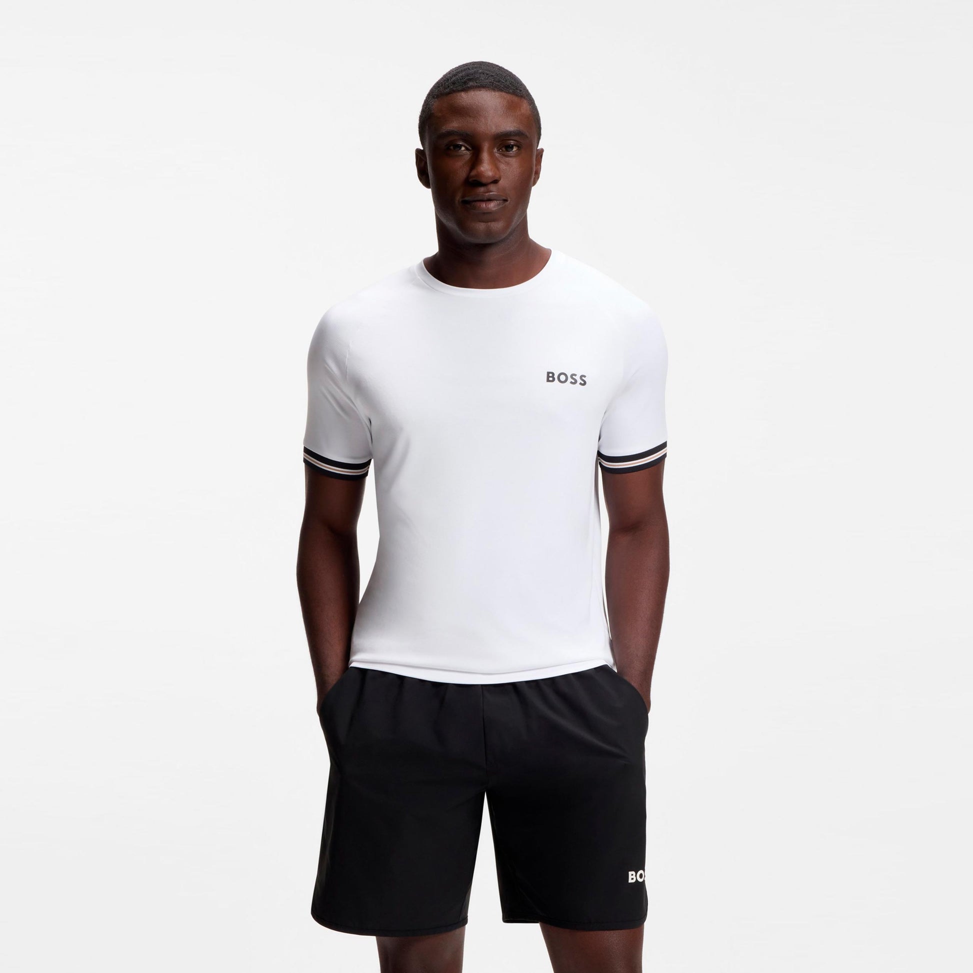BOSS Serve 2 T-Shirt Herren-weiß