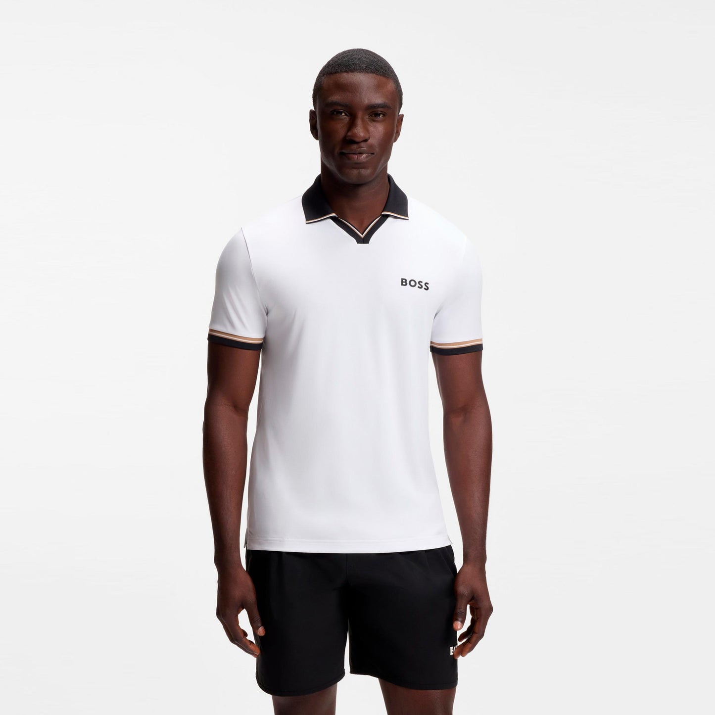 BOSS Serve 2 Polo Herren-weiß