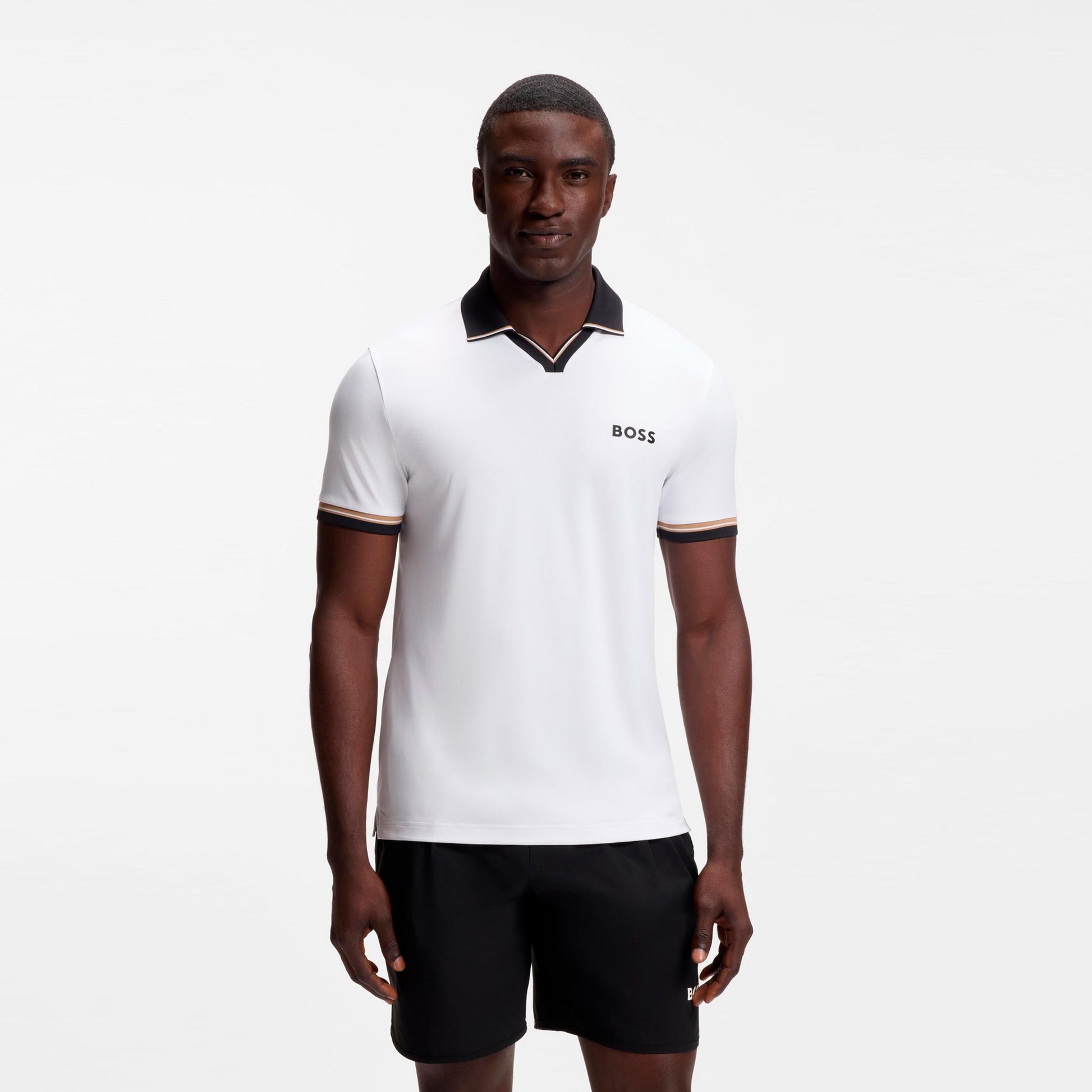 BOSS Serve 2 Polo Herren-weiß