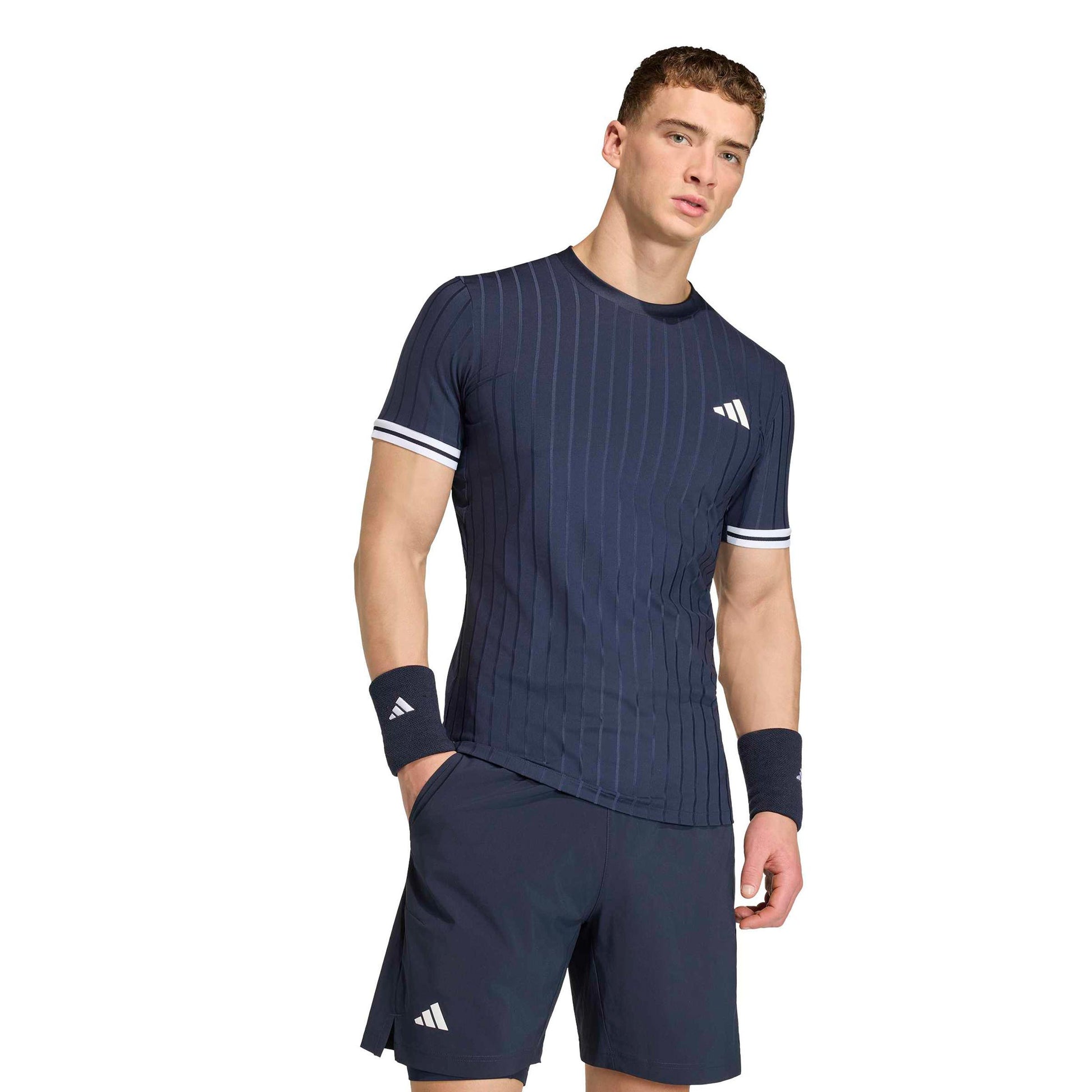 adidas Freelift Pro T-Shirt Herren - dunkelblau