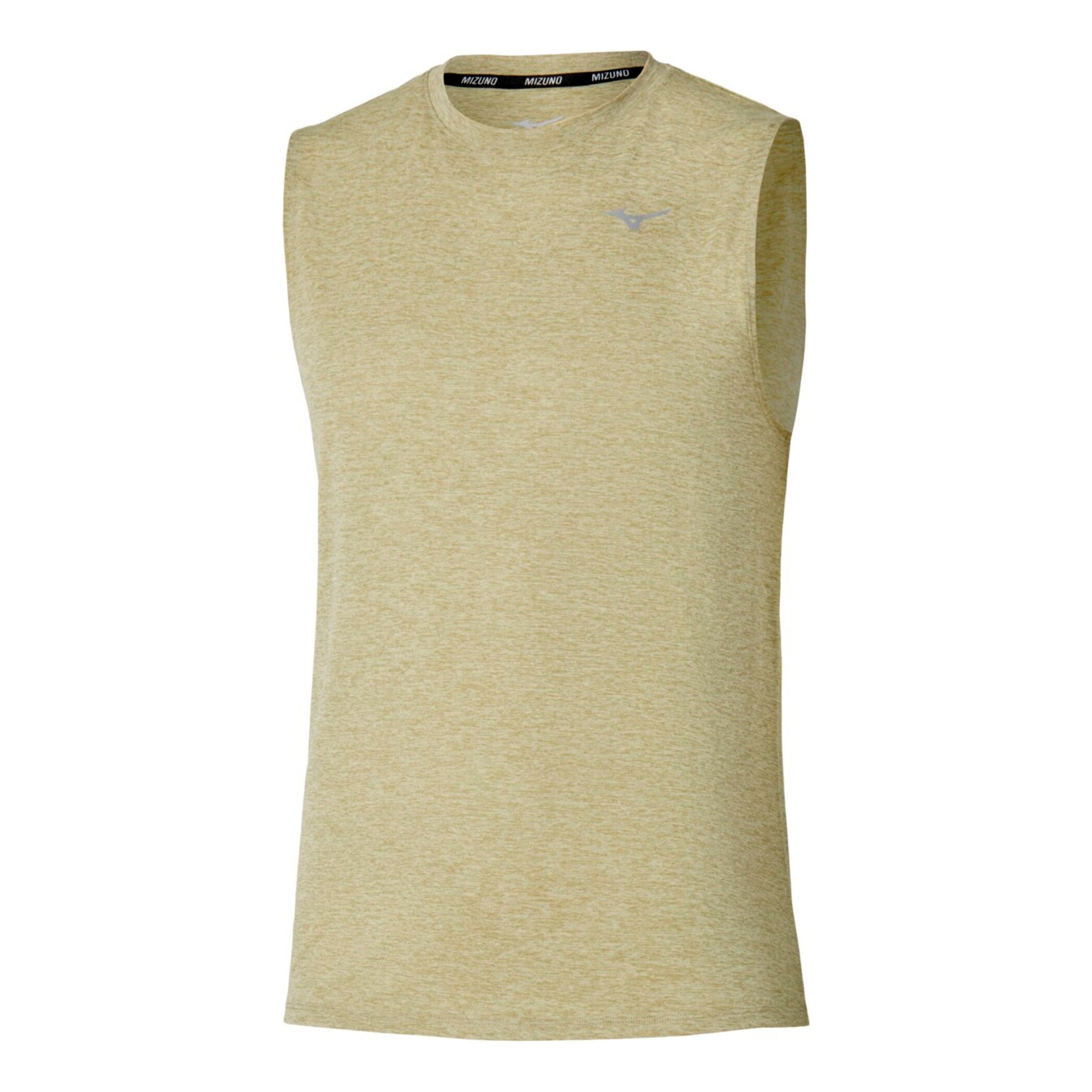 Mizuno Core Impulse Laufshirt Herren - beige