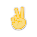 Peace Hand Sign Sonstiges Unisex - gelb, weiß