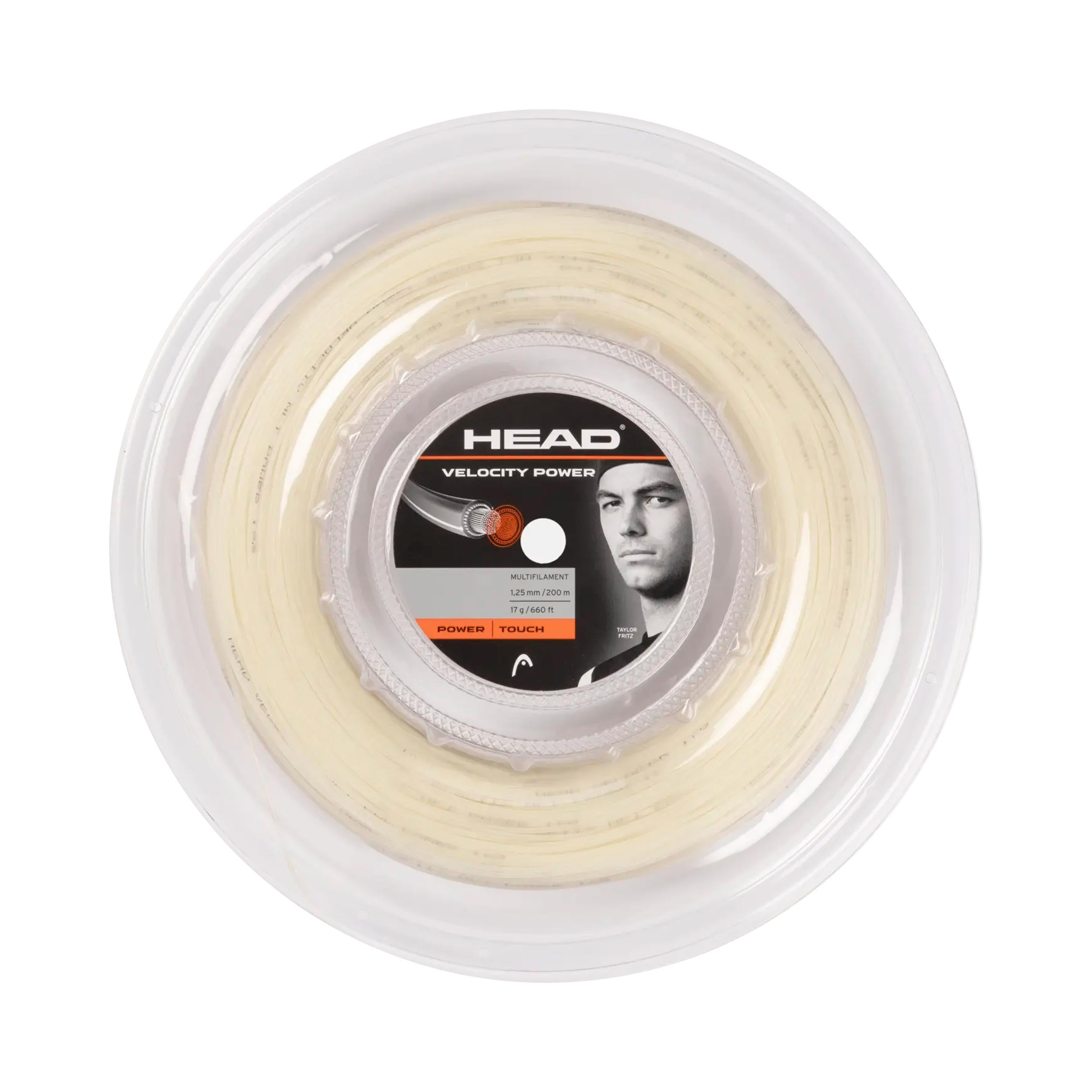 HEAD Velocity MLT Power Saitenrolle 200m - nude