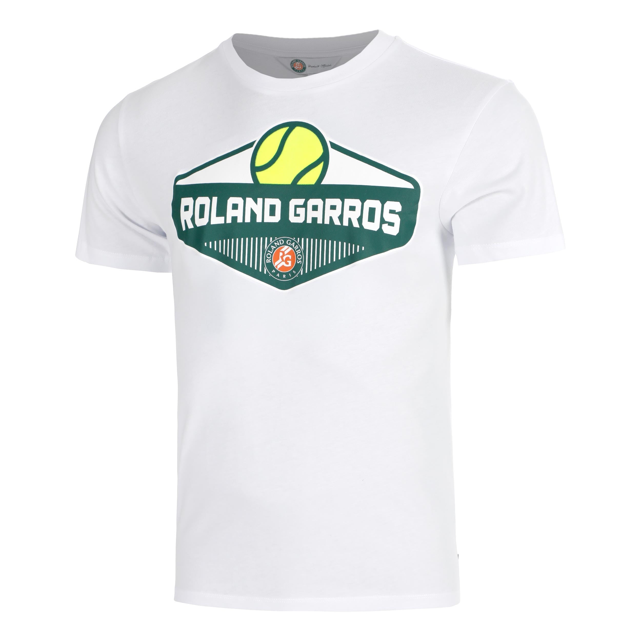 Roland Garros Graphic T-Shirt Herren - weiß