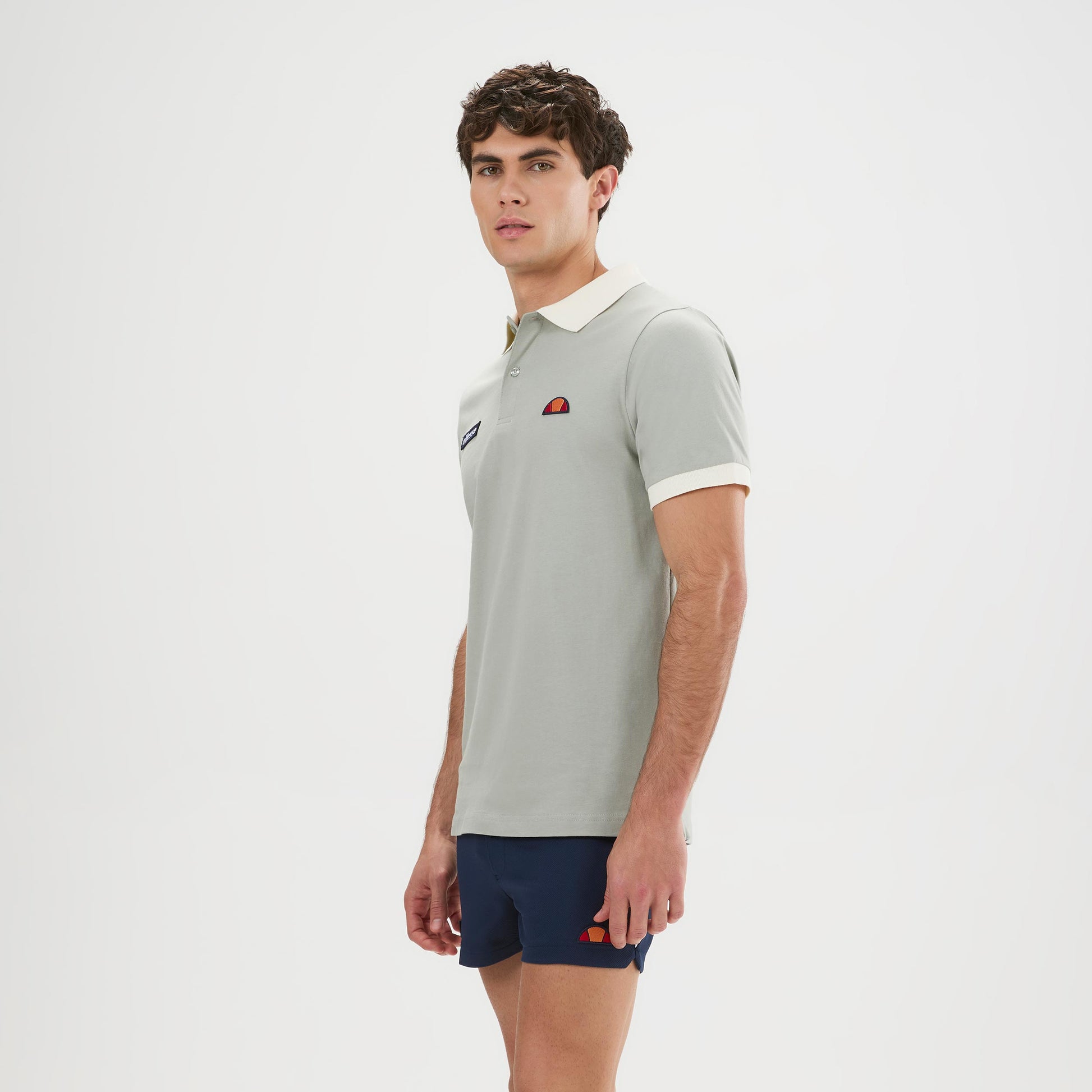 Ellesse Lessepsia Polo Herren - grau, schwarz