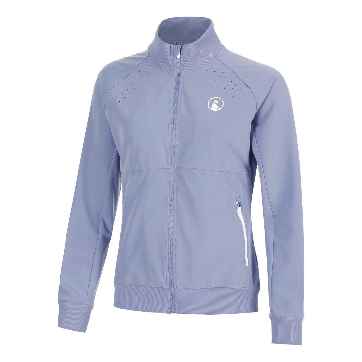 Quiet Please Glow Return Trainingsjacke Damen - blau