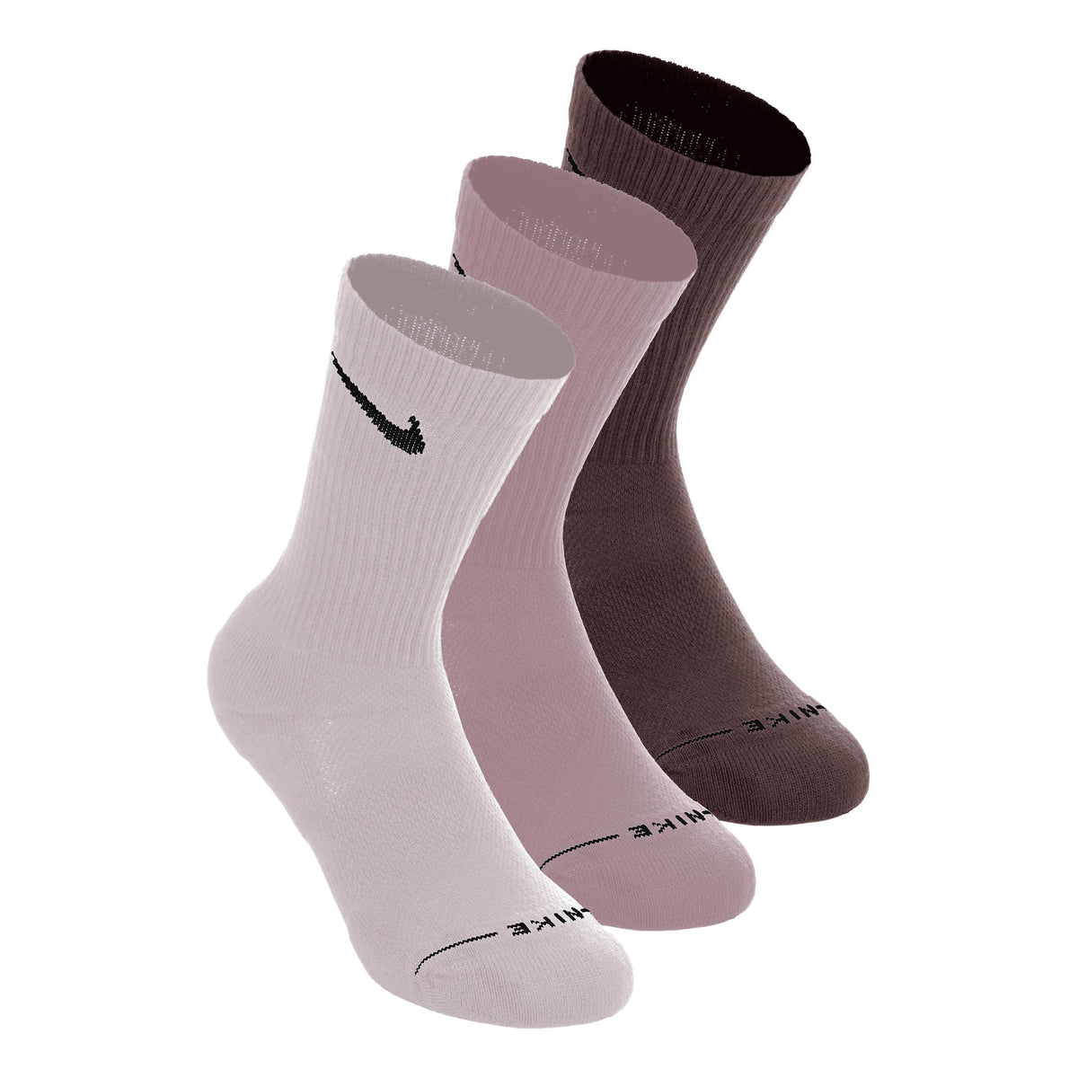 Nike Crew Tennissocken 3er Pack Unisex - creme, altrosa