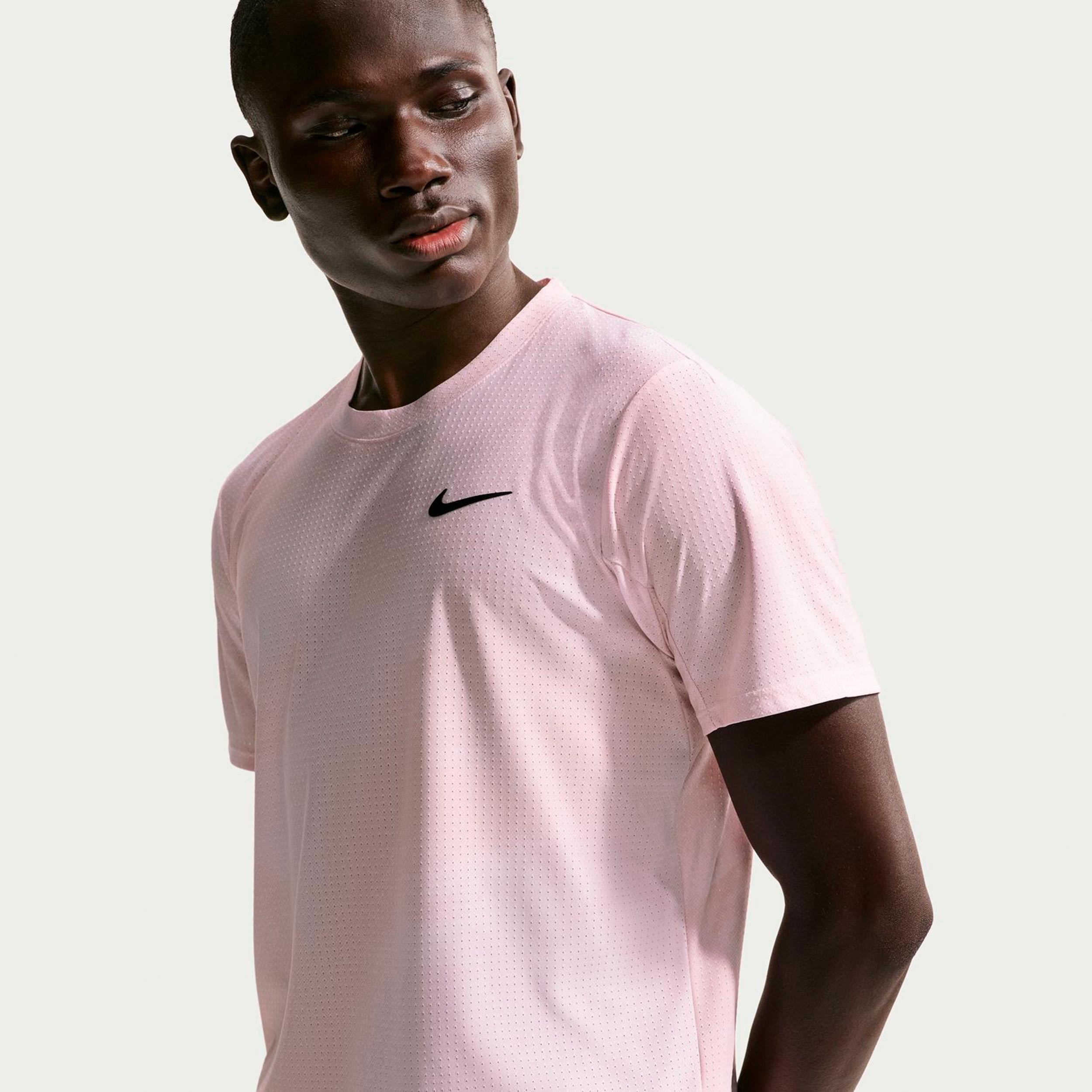 Nike Court Dri-Fit Advantage Slam T-Shirt Herren - pink, altrosa
