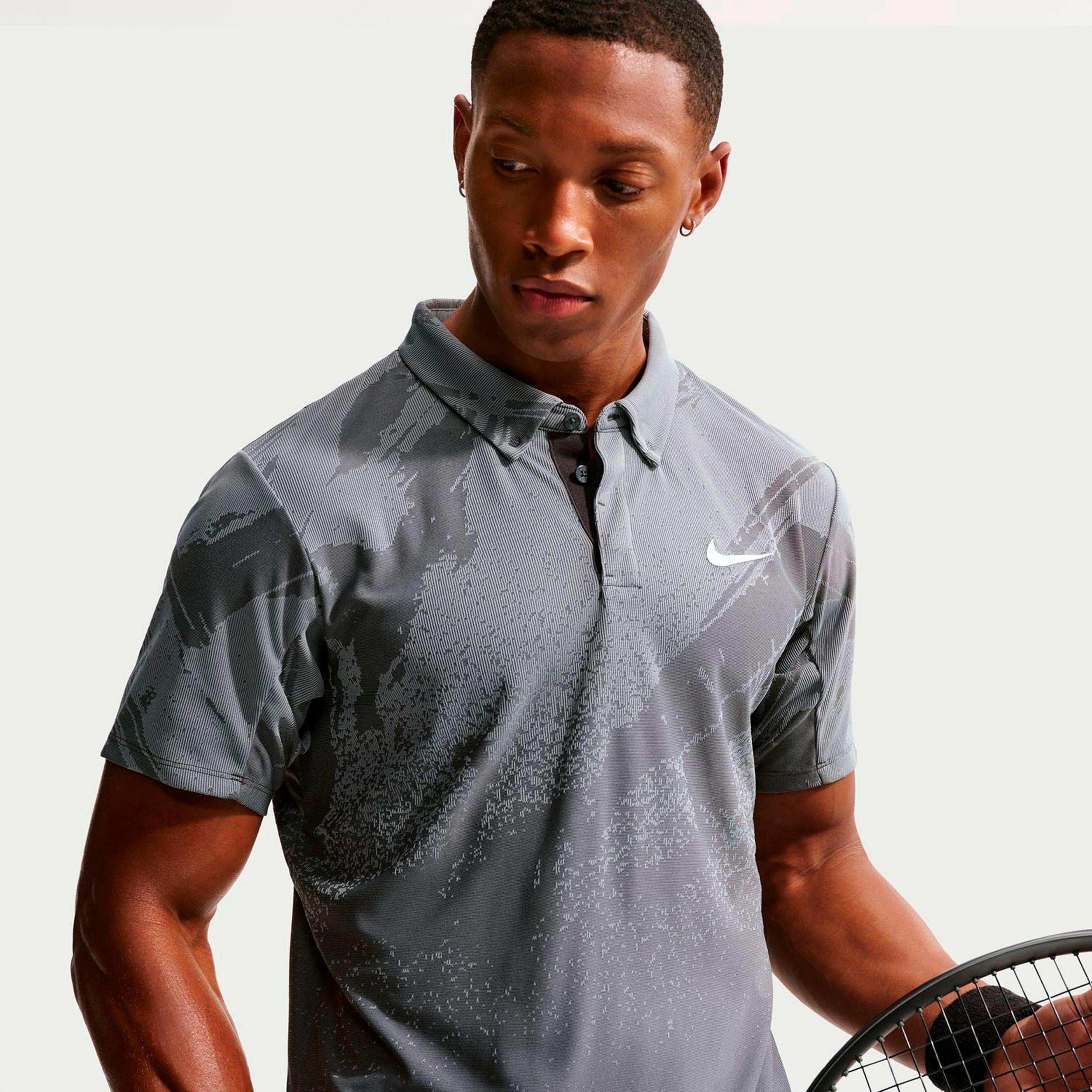 Court Dri-Fit Advantage Slam Polo Herren - anthrazit | Tennis-Point