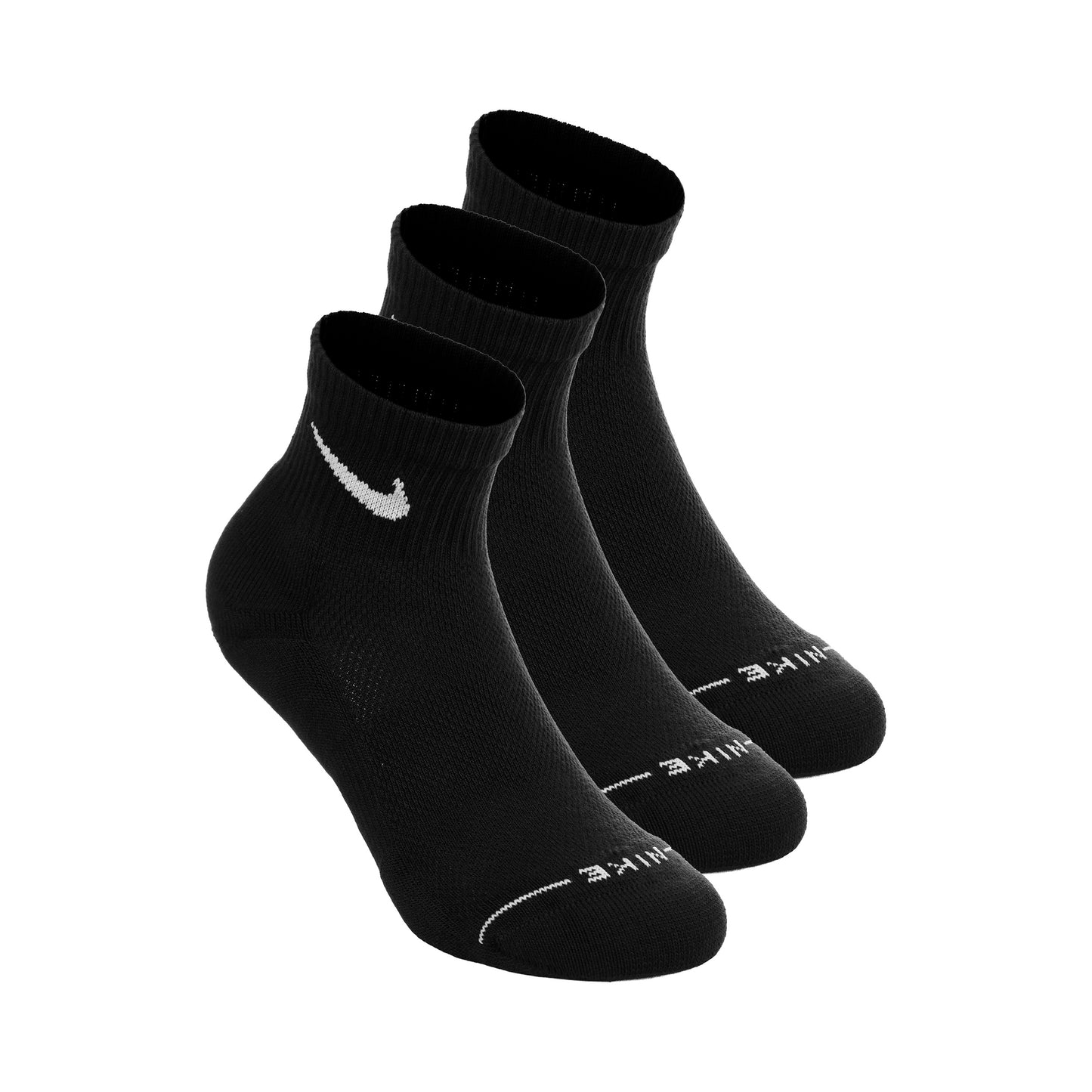 Nike Ankle Tennissocken 3er Pack Unisex - schwarz