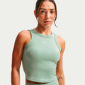 One Fitted Dri-Fit Crop Tank-Top Damen - salbei