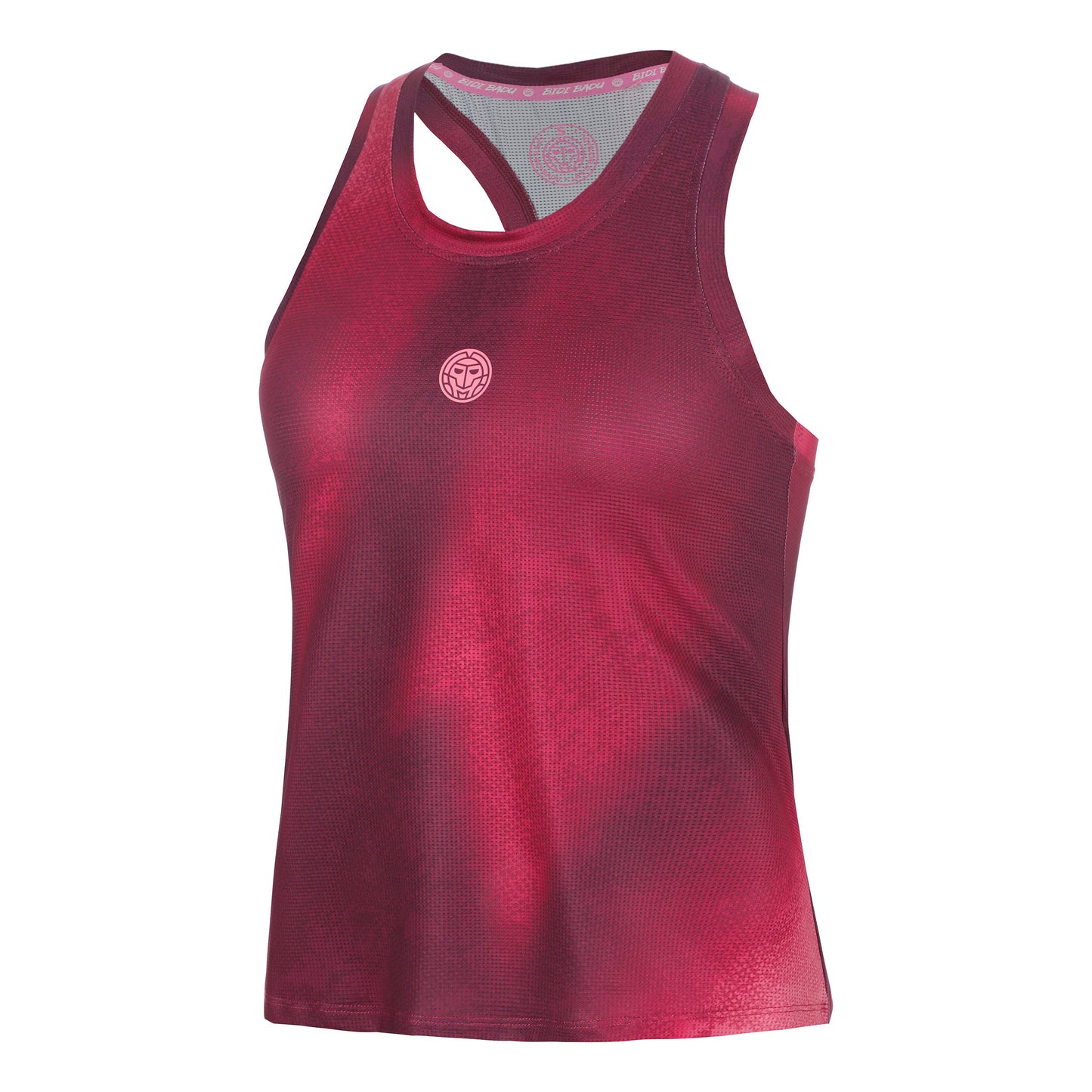 BIDI BADU Freeze Out Racerback Printed  Tank-Top Damen - dunkelrot, pink