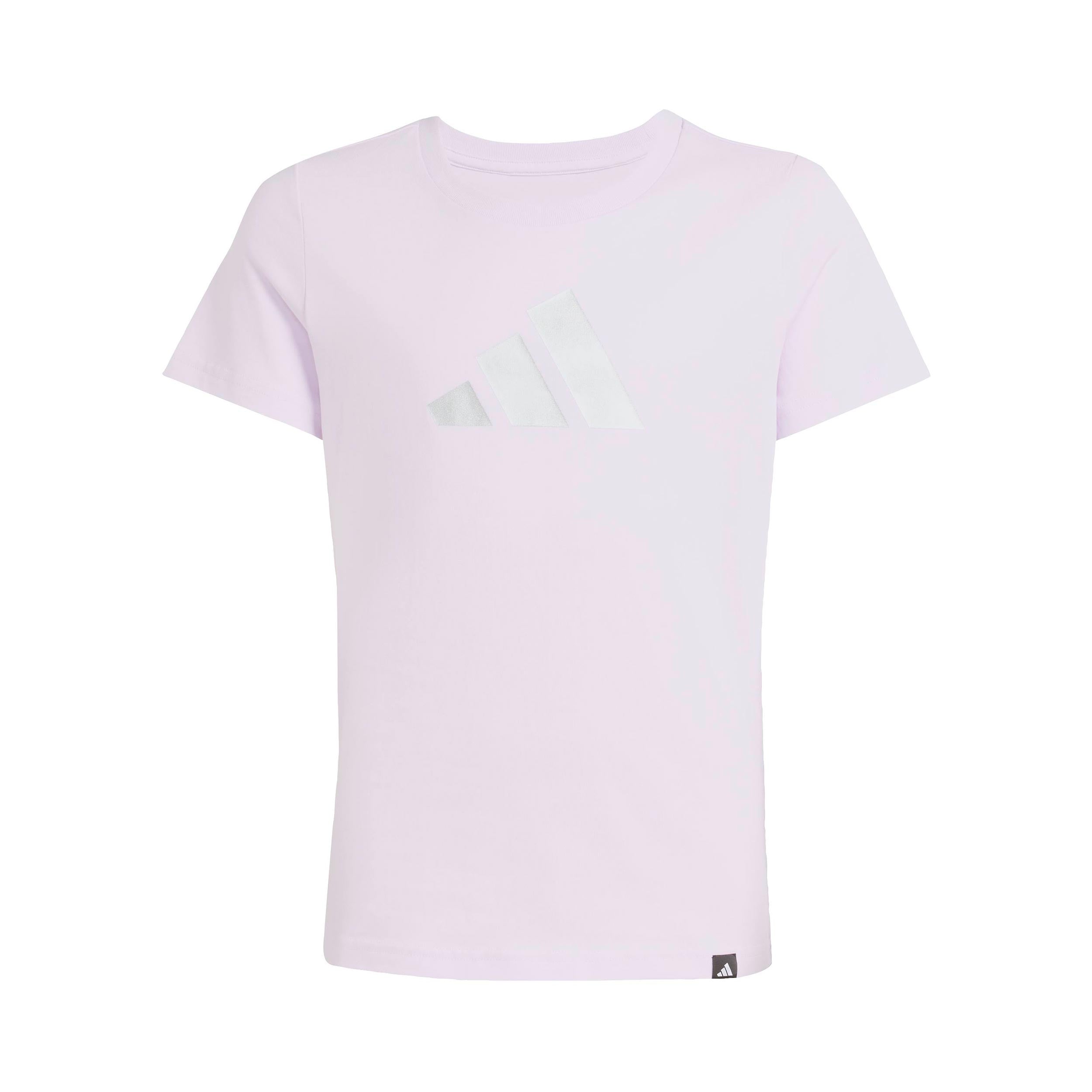 adidas Everyday Glam Graphic T-Shirt Mädchen - flieder, weiß