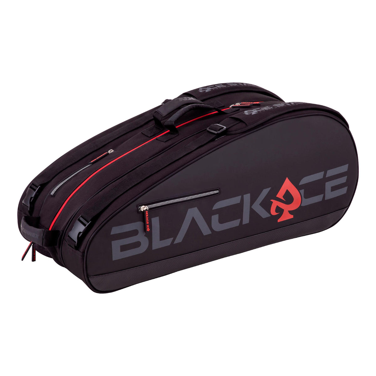 PROKENNEX ACE Triple Thermo Schlägertasche - schwarz, rot