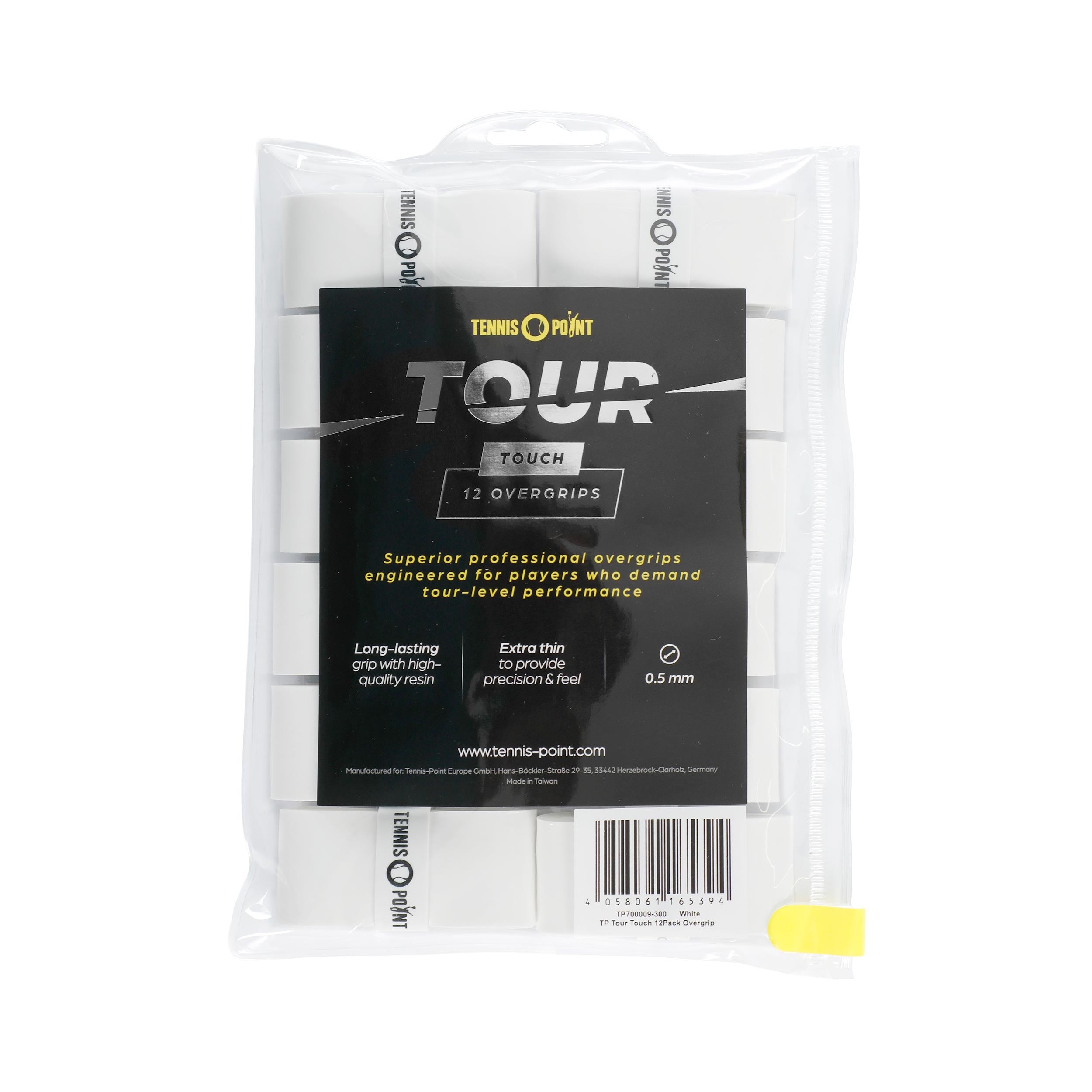 Tennis-Point Tour Touch  12er Pack - weiß