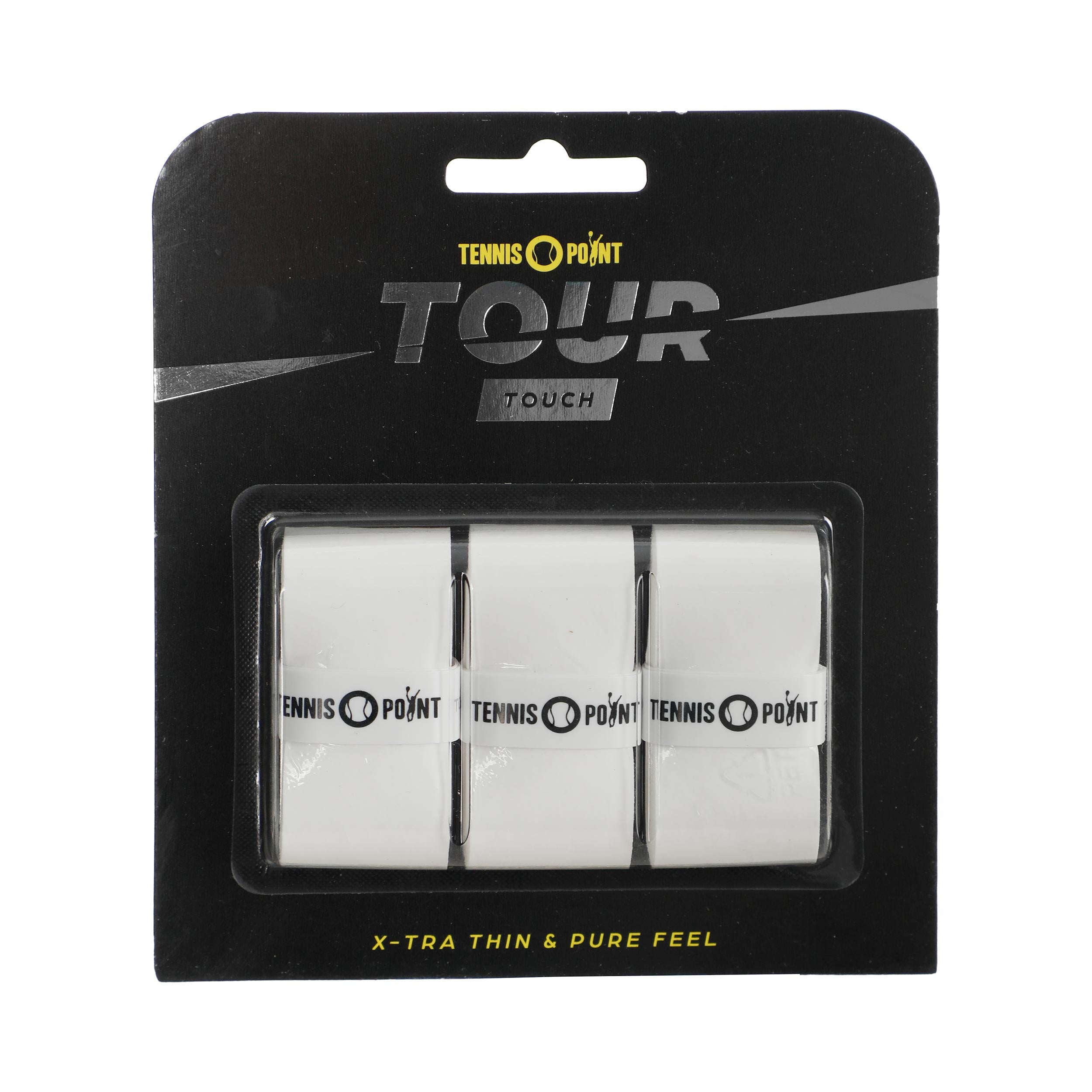 Tennis-Point Tour Touch  3er Pack - weiß