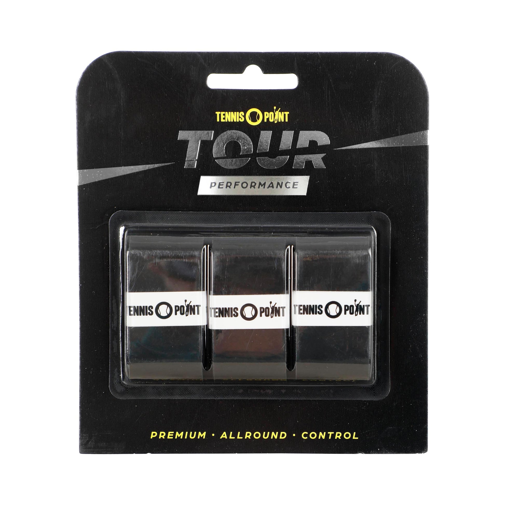 Tennis-Point Tour Performance 3er Pack - schwarz